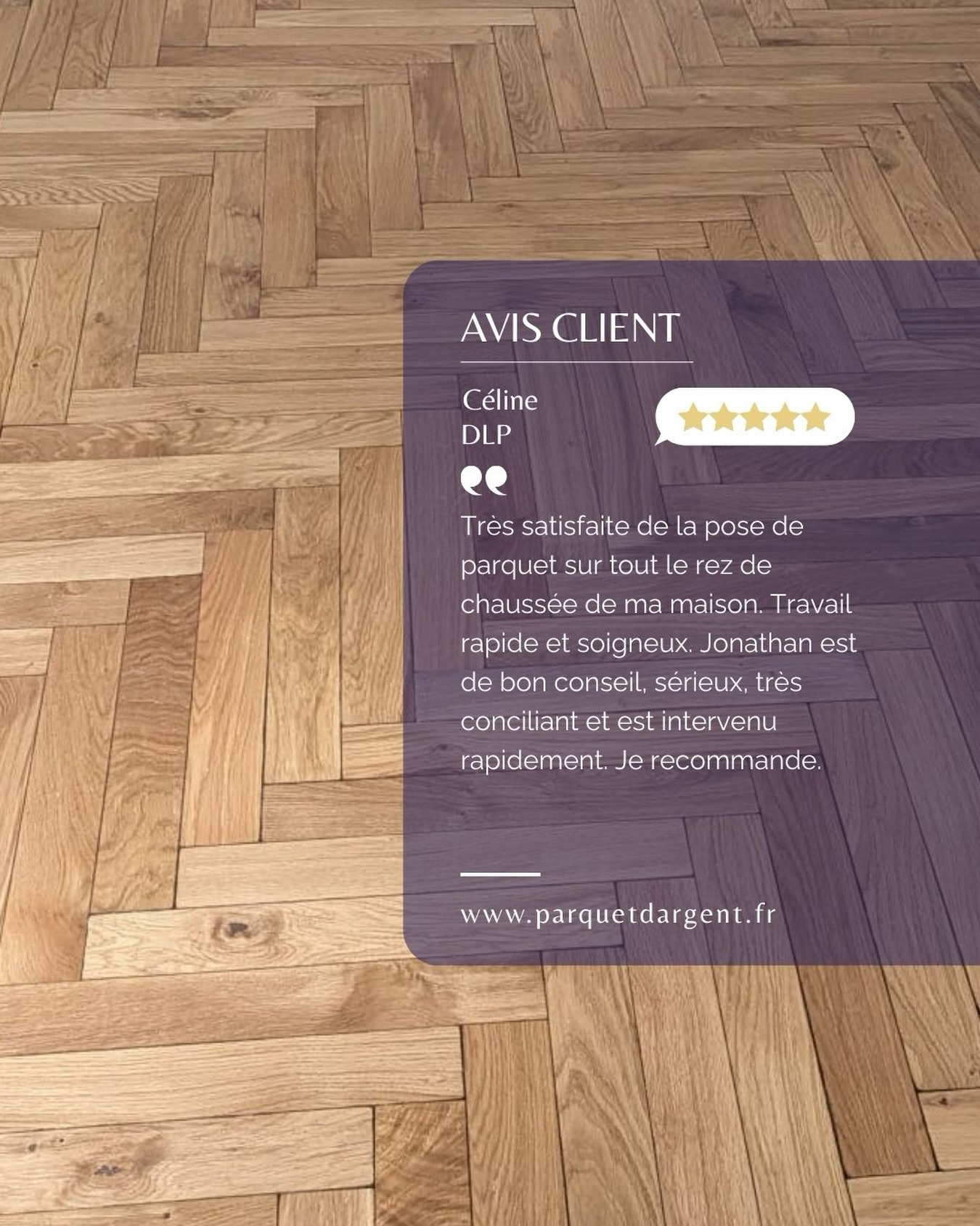 Un grand merci pour votre confiance !
Rien ne nous fait plus plaisir qu’un retour client positif.
On continue d’avancer, projet après projet 🪵
📩 Vous aussi, contactez-nous pour un devis gratuit.
#parquetdargent #avisclient #artisanlocal #gironde #devisgratuit
