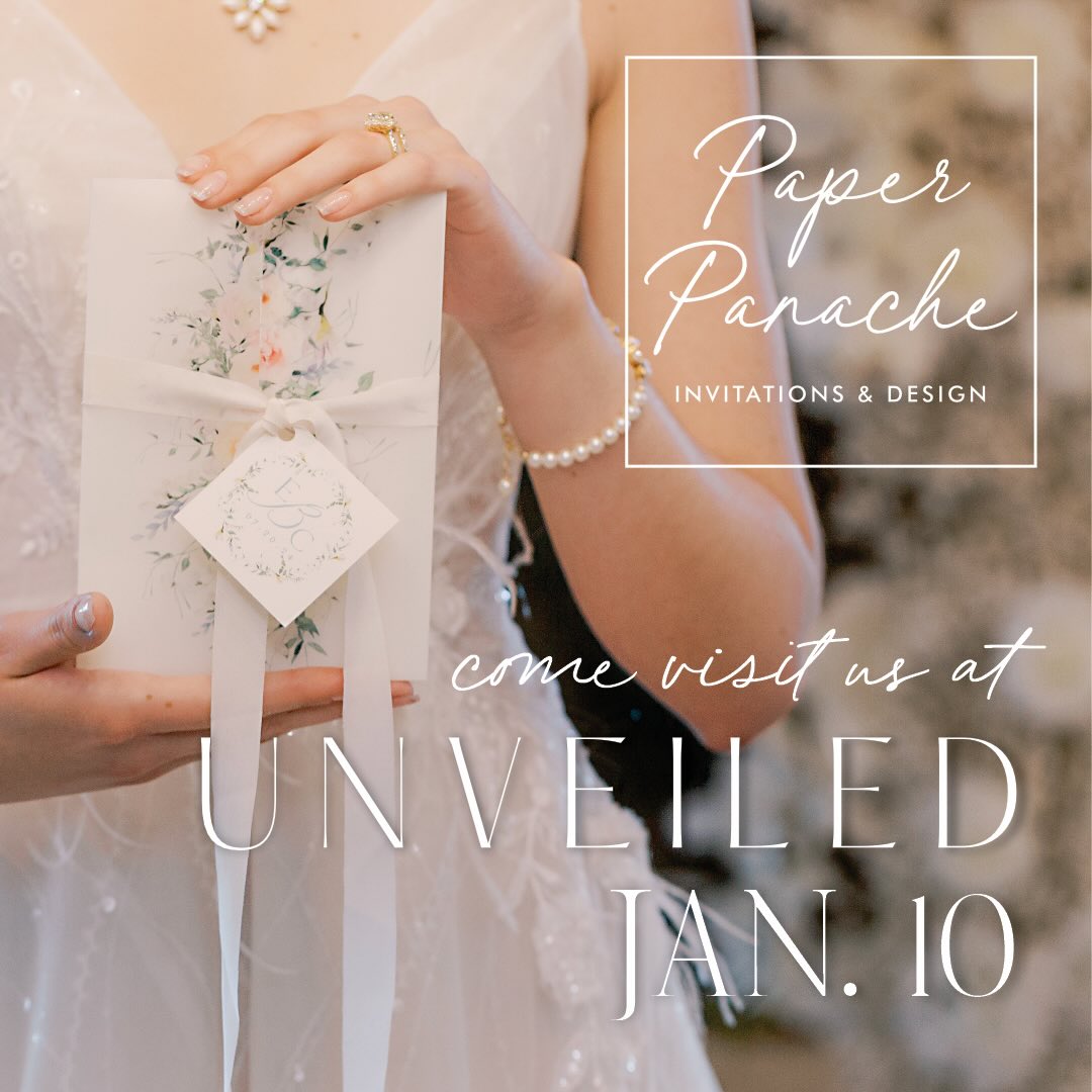 So excited to partake in Unveiled tonight! See you all there! #unveiledyyc #paperpanache #invitationsdesign #invitationsyyc #weddingstationery