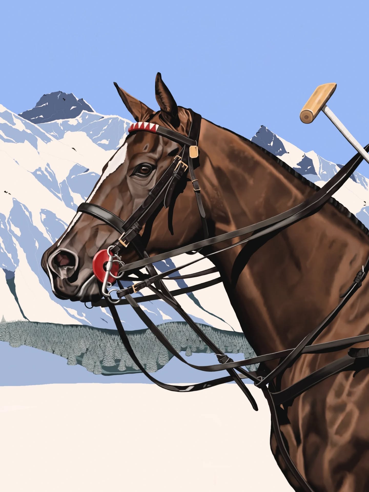 Another one for my Modern Alpine collection: the St. Moritz polo pony!
Limited edition giclee prints soon available in my shop.
.
.
.
.
.
.
.
.
.
#stmoritz #polopony #poloponies #snowpolo #polosport #cheval #equinelove #equineart #equinelove #equestriansofinstagram #equestrianstyle #equestrians #horseart #equestrianart #equestrianchic #oldmoneyaesthetic #quietluxury #aristocratic #oldmoney #oldmoneystyle #thealps #swissalps #contemporaryartwork #contemporarydesign #winterseason #winterseason❄️ #snowy #wintersport #wintersports #kitzbuhel