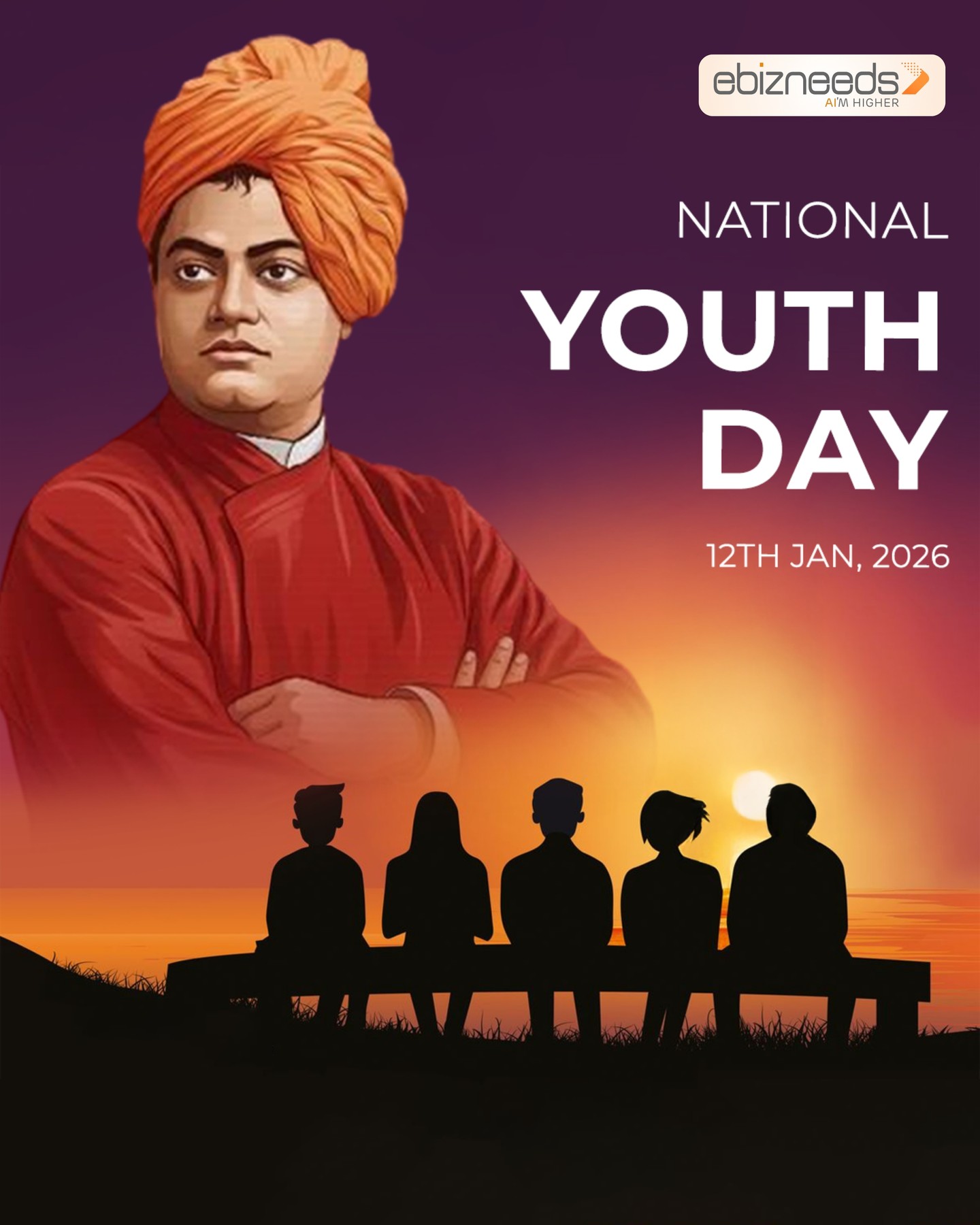 ebizneeds celebrates the energy and innovation of our youth. Inspired by Swami Vivekananda, building a smarter tomorrow.
#NationalYouthDay #ebizneeds #YouthInnovation #FutureBuilders