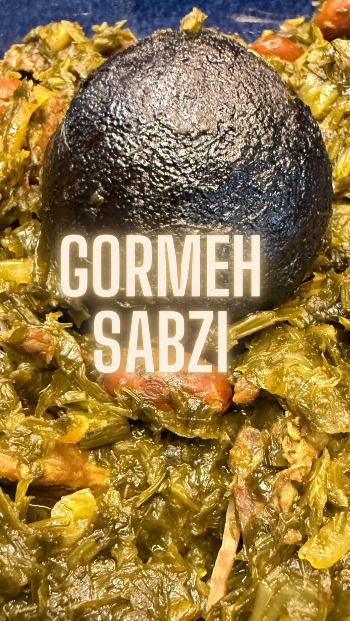 Gormeh Sabzi (Persian Herb Stew)
Ingredients
For the Meat Stew:
• 600 g beef or lamb (cut into cubes)
• 1 small onion, finely chopped
• 2 tbsp oil
• 3 tsp salt (adjust to taste)
• 1 tsp black pepper
• 1 tsp turmeric
• 1 can kidney or brown beans (drained)
• Juice of 1 lemon (or to taste)
• 3 dried limes (limoo amani), pierced with a fork
• 800 ml hot water
For the Herb Mixture (Sabzi):
• 100 g chives, chopped
• 175 g coriander, chopped
• 200 g green onions (green parts only), chopped
• 400 g parsley, chopped
• 5 tbsp dried fenugreek leaves
• 1 large onion, thinly sliced
• 8 tbsp oil
Instructions
Heat 2 tablespoons of oil in a large pot.
Add the chopped onion and sauté until lightly golden.
Add the meat and stir until browned on all sides.Sprinkle in turmeric, salt, and pepper, then mix well.
Pour in the hot water, cover, and let simmer gently while you prepare the herbs.
In a large pan, heat 8 tablespoons of oil.Add the sliced onion and sauté until almost golden brown.Add all the chopped herbs and dried fenugreek.
Stir continuously and sauté until the mixture turns dark green and aromatic (about 15–20 minutes).
Add the sautéed herb mixture to the meat pot.Add the dried limes, lemon juice, and beans.
Stir gently, cover, and let simmer over low heat for about 3 hours, until the meat is tender and the stew is rich and fragrant.
Gormeh Sabzi tastes even better the next day. Let it cool, refrigerate overnight, and reheat gently before serving.
Serve hot with steamed basmati rice #persianfood #herb #stew #tasteofhappiness #foodlover