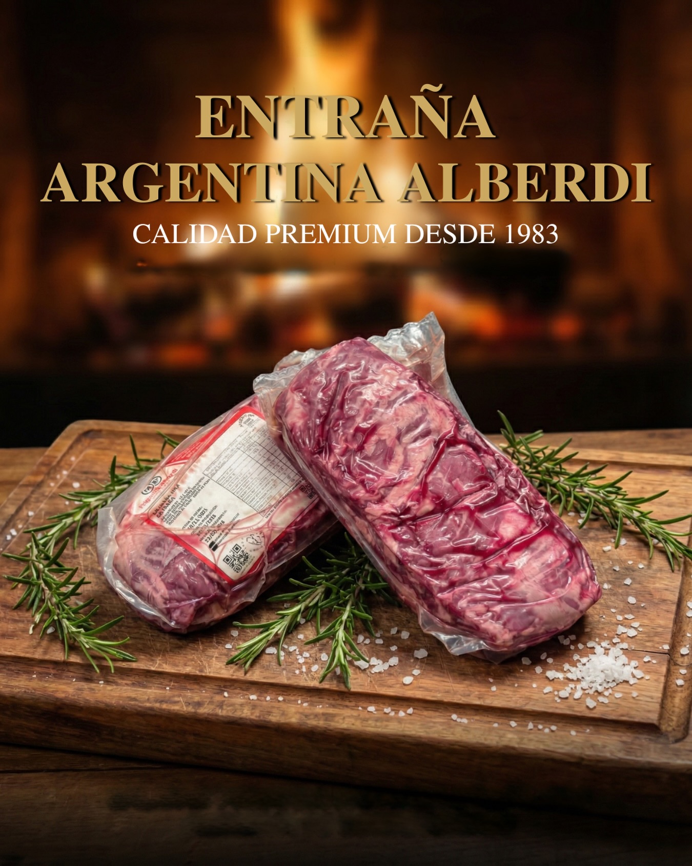 🔥 ENTRAÑA ALBERDI: Calidad que se nota en el plato. 🥩
Disfruta la auténtica calidad de argentina.
✅ Terneza garantizada.
✅ Sabor inconfundible.
✅ Sellado al vacío.
No te arriesgues con tu asado. Elige lo seguro, elige Premium.
#FrigorificoAlberdi #Entraña #CarnePremium #AsadoChileno #MaestrosParrilleros CalidadGarantizada