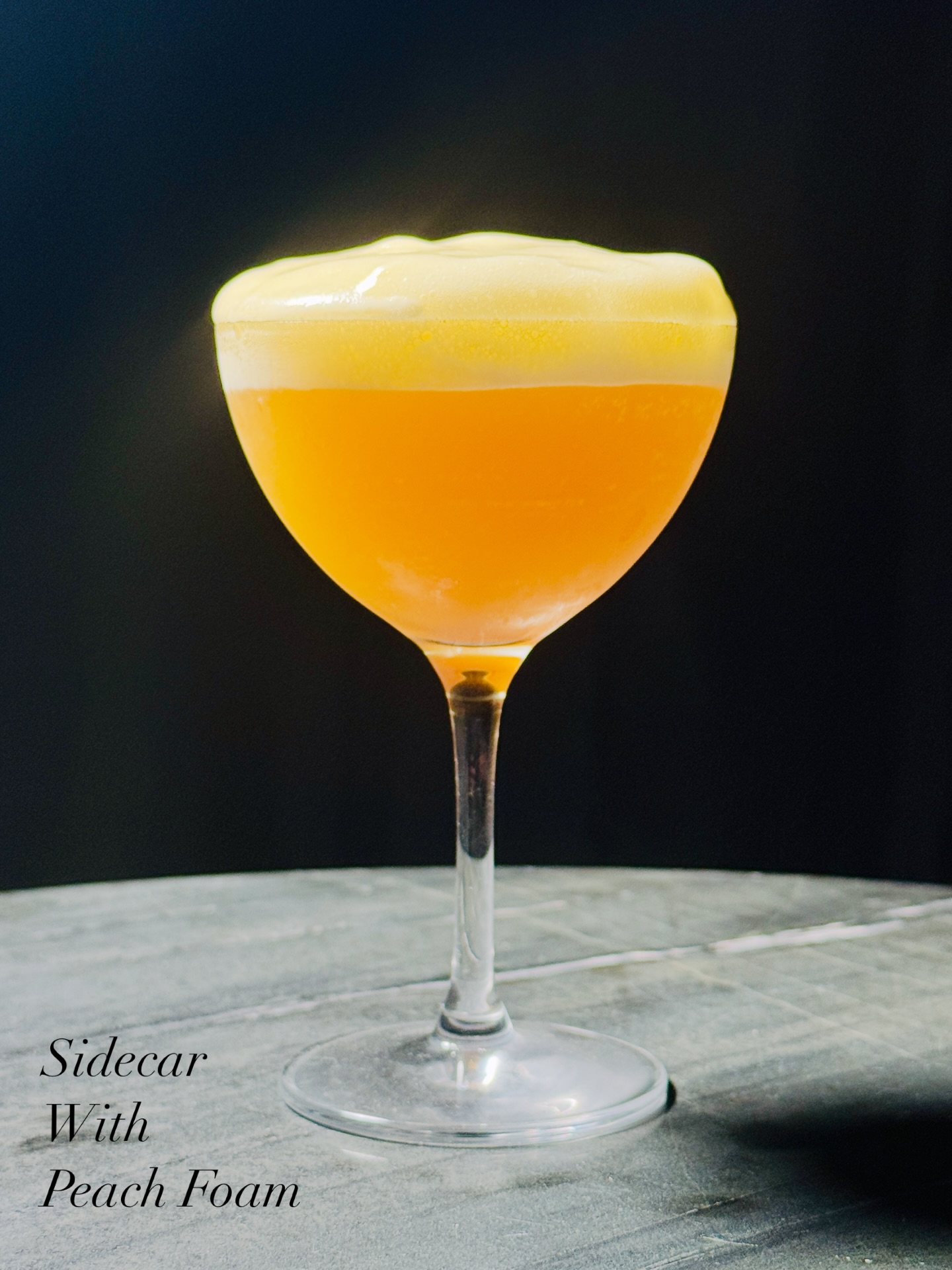 Introducing our newest series of cocktails, the “Foam Series”.
This is a classic Sidecar recipe with a decadent ripe peach foam. Inspired by one of my wife’s favorite cocktails, the peach sidecar.
Want this cocktail at your next event? There are a still dates available for January/February. Book now 🍸 💫
#charlotte #charlottebartender #mobilebar #cocktail #bartenderforhire