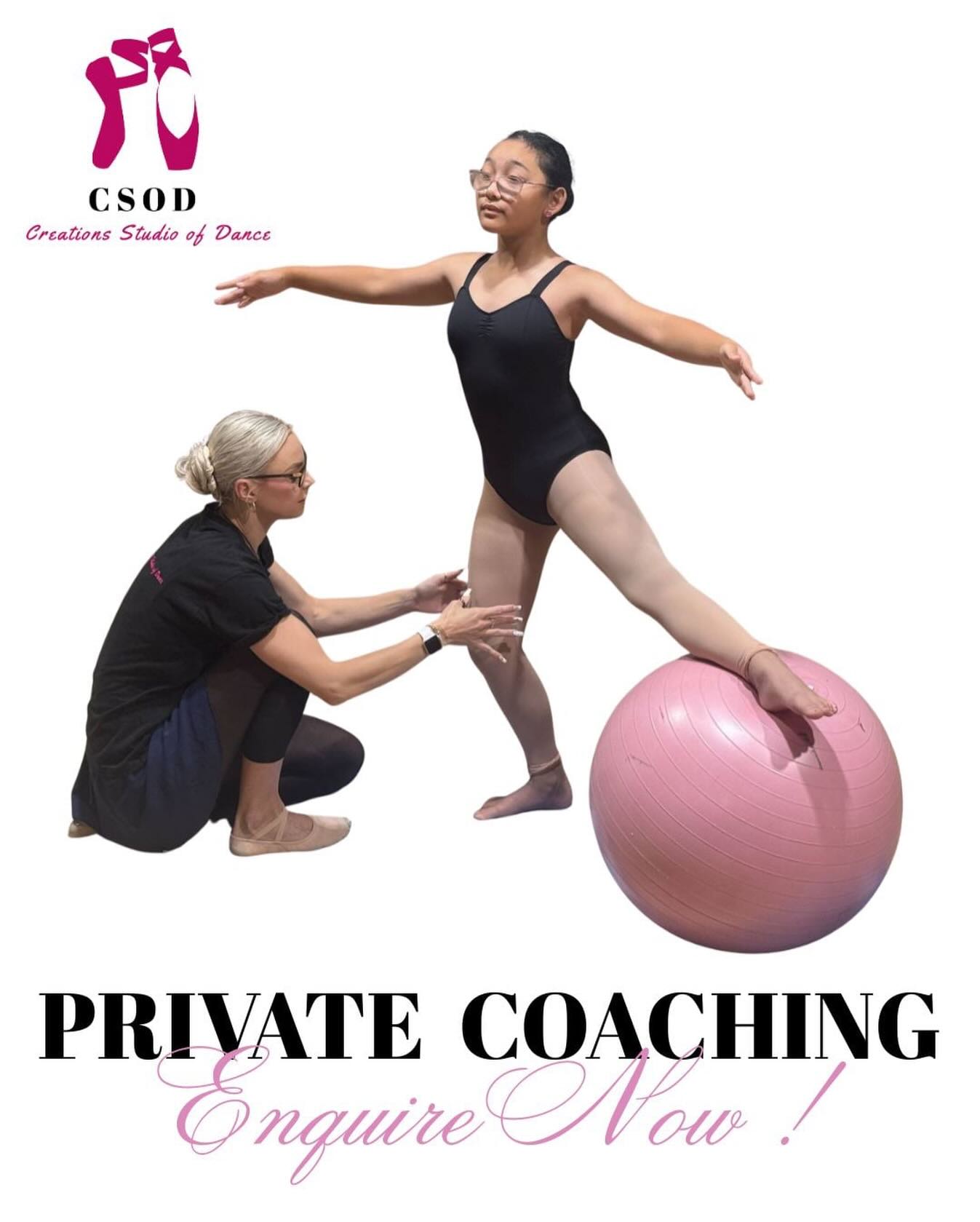 🩷🖤PRIVATE COACHING🩷🖤
LIMITED SPOTS for our one-on-one coaching.
Some reasons Private Lessons are great !
*Faster Skill Development
*Builds Confidence
*Focus on Individual Goals
*Personalised Attention
*Flexible Learning Pace
🩷🖤ENROL NOW FOR TERM 1🩷🖤
**Link in bio and on our website
#dance #ravenhall #coaching #technique #carolinesprings