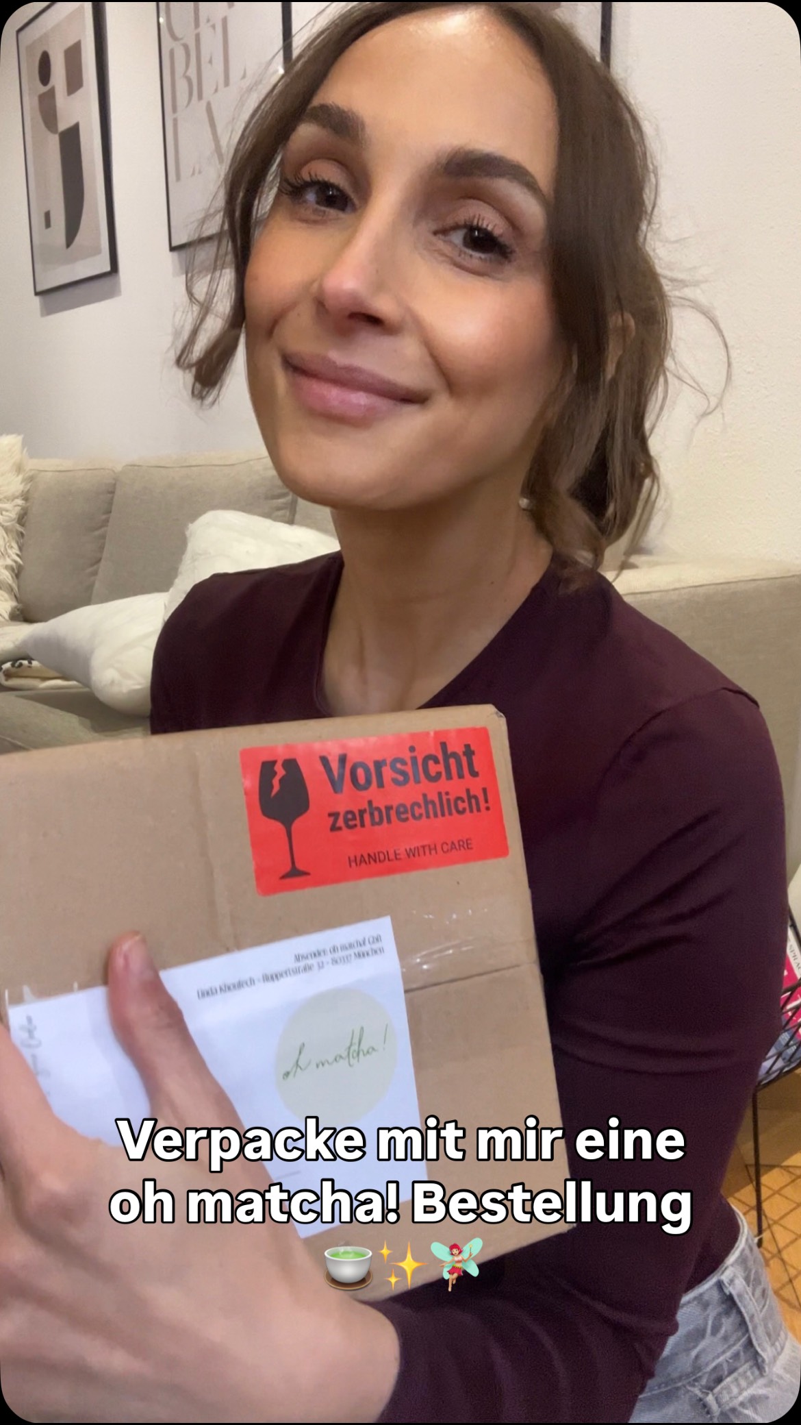 Jede Matcha Bestellung von euch ist etwas Besonderes für mich✨Ich hoffe, ihr fühlt meine Wertschätzung beim Auspacken 🥰