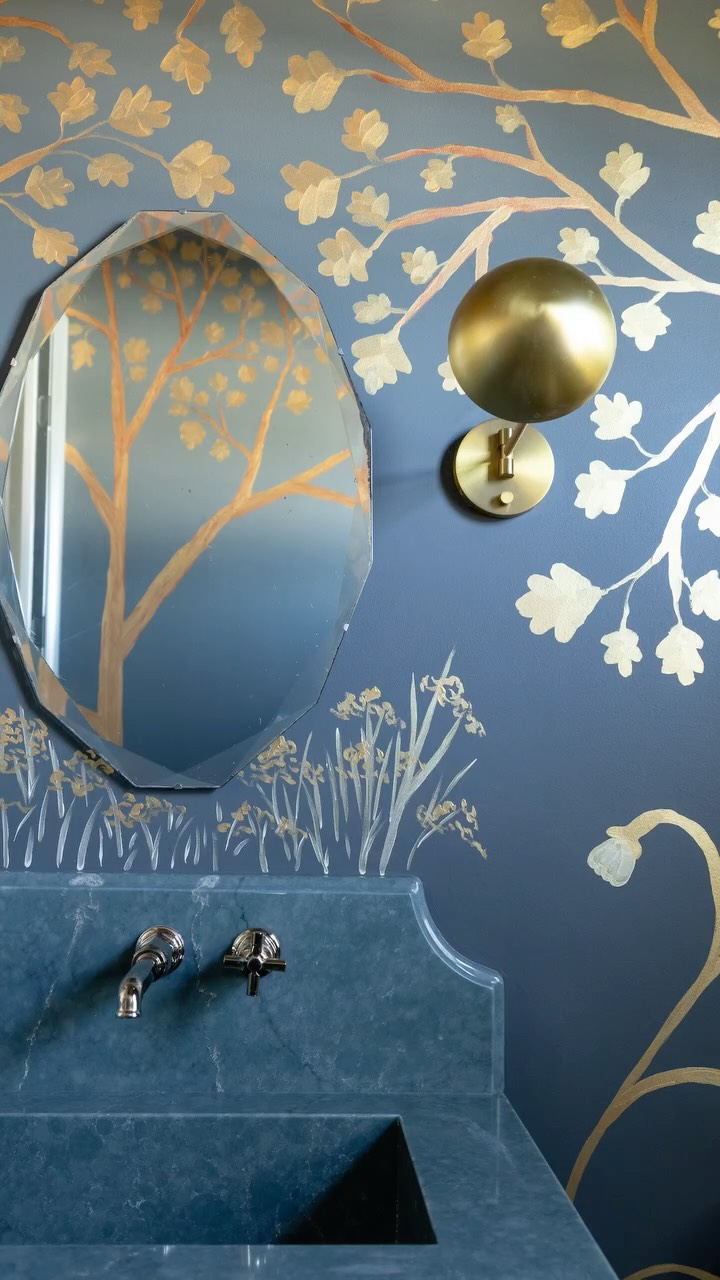 A moment of powder bath poetry.
This hand-painted mural by my dear friend @dorothyart transforms the space into something quietly magical〰️layered, intimate, and timeless. Proof that the smallest rooms can hold the most depth.
Builder: @southernserenityhomes
Photography: @jennifer.saltsman.photography
Interior Design Inspiration
Home Design Ideas
Powder Bath Design Inspiration