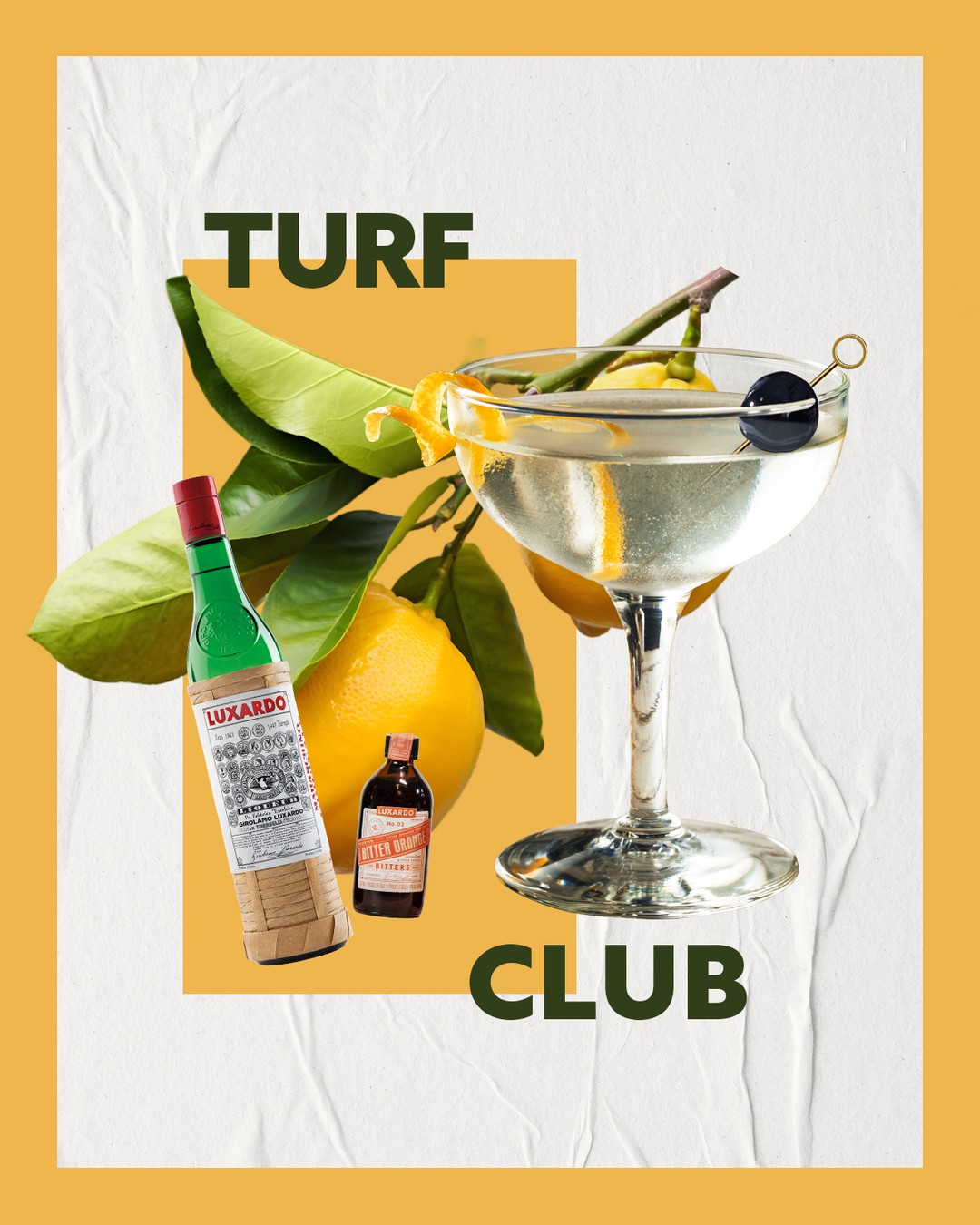 A true classic, stirred to perfection. ๐ธ The Turf Club brings together gin, dry vermouth, and maraschino for a cocktail thatโs crisp, complex, and undeniably timeless. Finished with a Luxardo Maraschino Cherry for the perfect touch of balance.