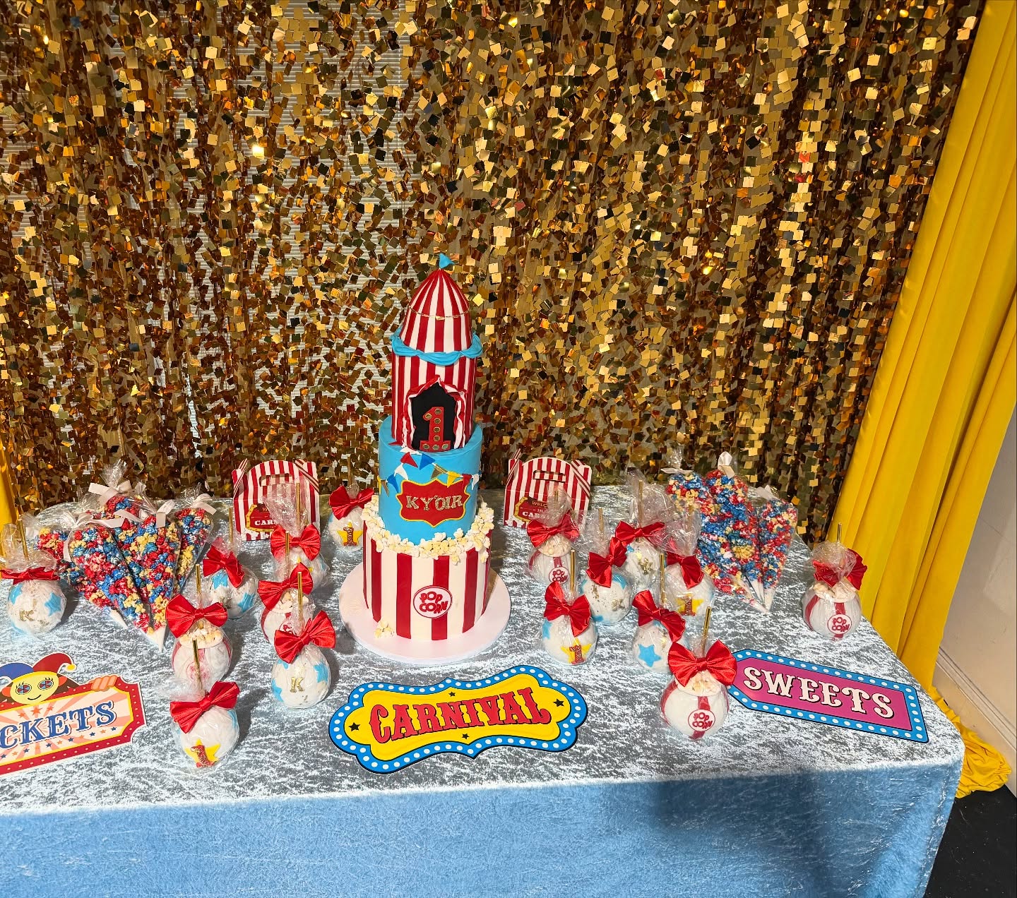 Step right up to the sweetest show in town 🎪🍭✨
A full carnival-themed dessert table bursting with color, fun, and treats, from a show-stopping tiered cake to popcorn favors, candy apples, and sweet surprises all around. Every detail is designed to wow your guests and turn desserts into an experience, not just a table.
Because let’s be honest… every occasion deserves a dessert table. 🎂
Birthdays, baby showers, milestones, or just because, dessert tables bring people together, elevate your event, and create memories (and photos!) that last forever.
Ready to make your celebration unforgettable?
📩 DM to book your custom dessert table today!
-
-
-
-
#carnivalthemed #desserttable #desserttreats #fulltabledessert #customtreats #tallahasseedesserts #tallahasseeeventplanner #jazikreations