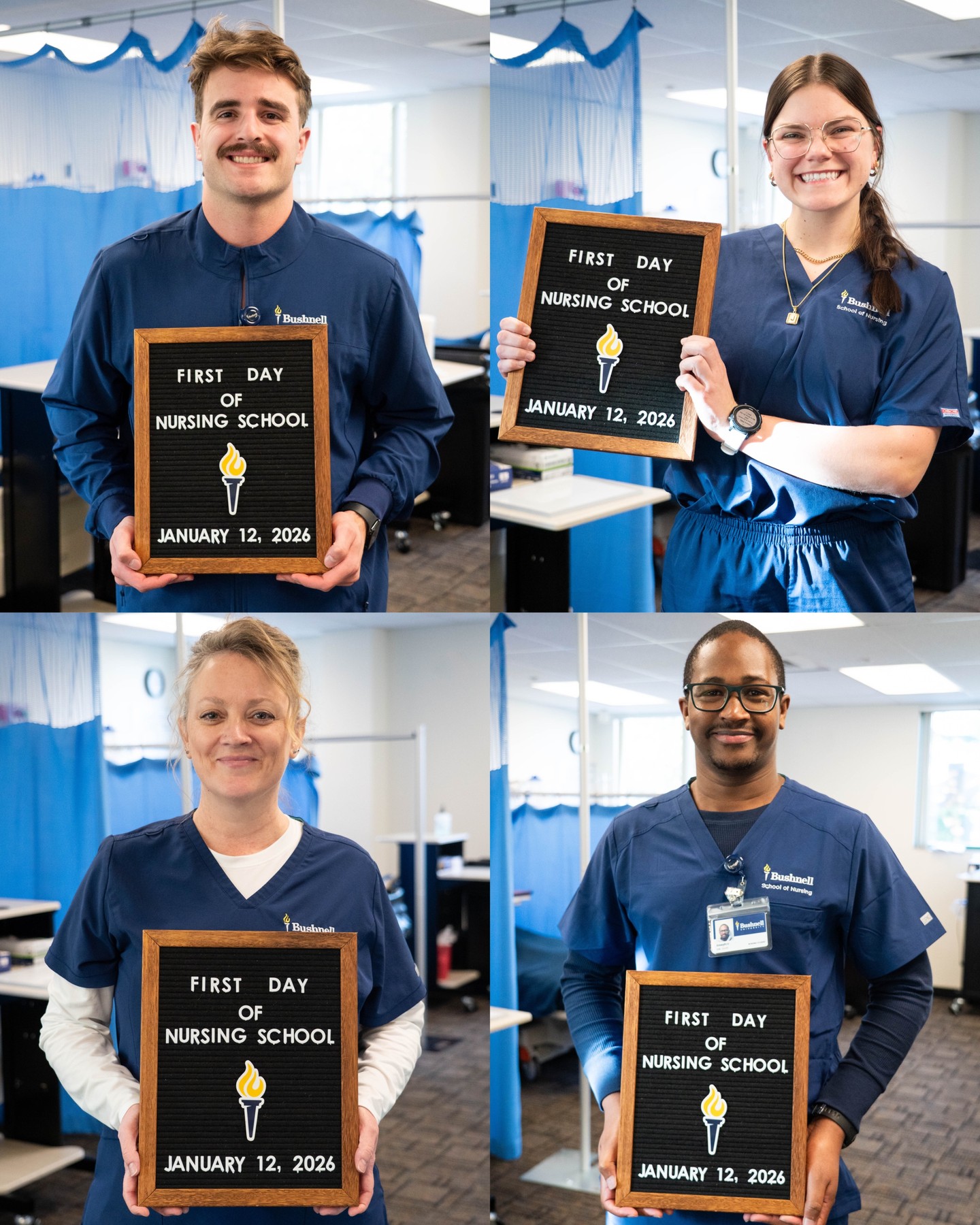 New semester, same community. We are so back for spring! 💙💛