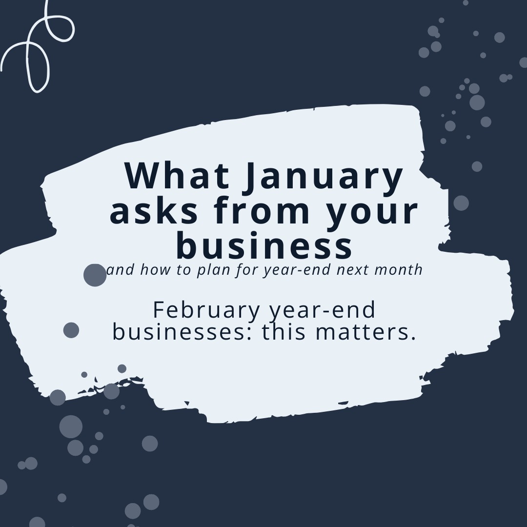 What January asks from your business — and how to plan for year-end next month.
For most South African SMEs, February is financial year-end.
But the pressure you feel in February usually starts in January.
January is not about “fixing everything”.
It’s about getting your records current and your expectations realistic.
If your year-end is end-February, January is the month to:
• Bring your bookkeeping up to date
• Separate personal and business transactions
• Review debtors, creditors, and stock
• Start thinking about provisional tax in February
Year-end is a cut-off date — not a catch-up exercise.
The cleaner January is, the smoother your year-end and tax process will be.
If this feels familiar, you’re not behind — but timing matters.
Save this post and use it as a January checklist.