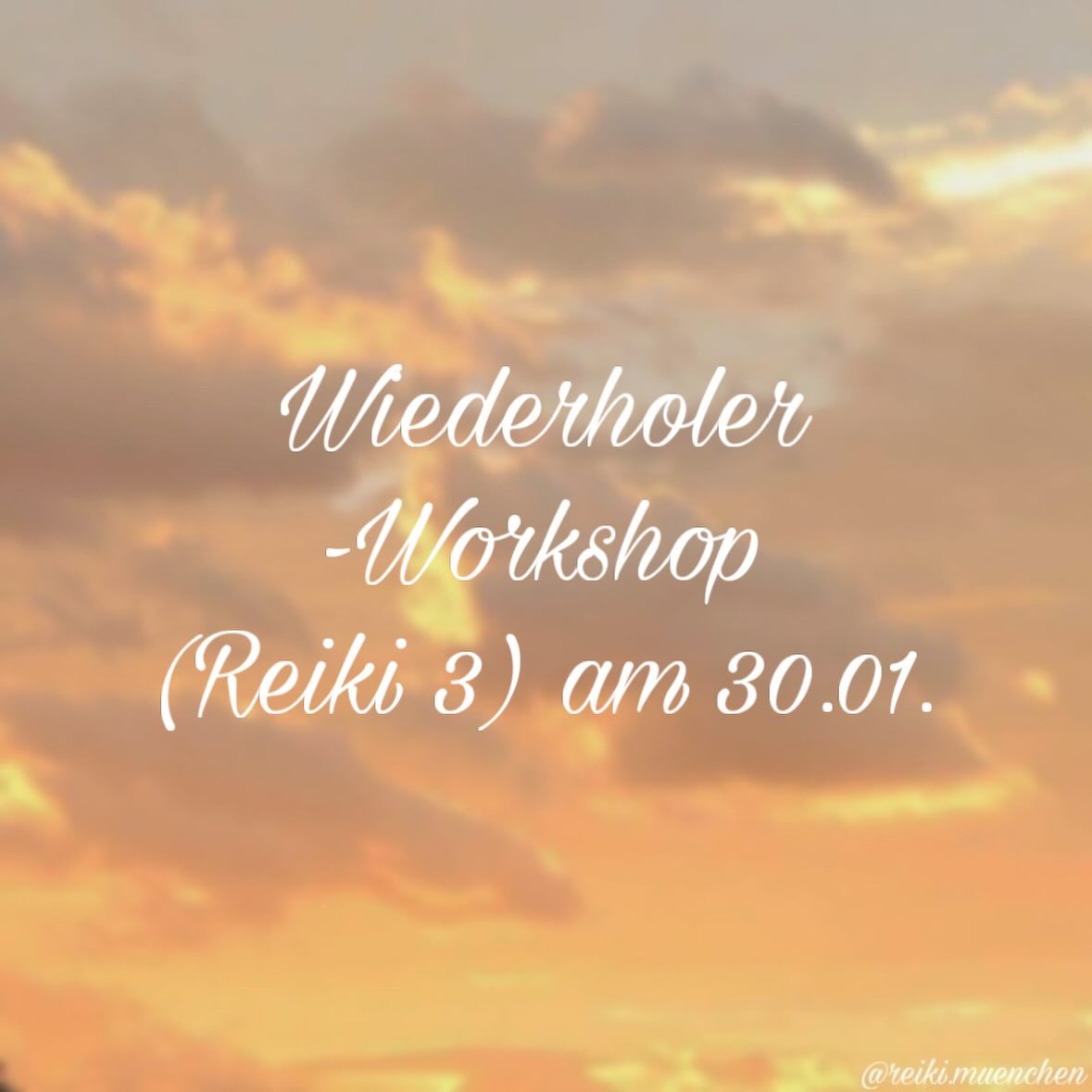 Wiederholer-Workshop für Reiki-3-SchülerInnen am 30.1. von 14.00 h bis 20.00 h - es sind noch Plätze frei
#reiki #reikimünchen #reikiteacher #bogenhausen #praxis