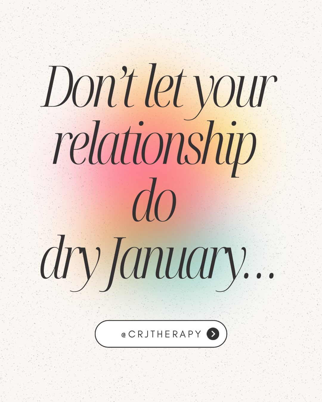 🚫 Don’t let your relationship do Dry January this year. 🥂
Not arguing doesn’t always mean things are fine.
Sometimes it means connection has quietly dried up.
The good news? Connection can be rebuilt. 💫
Thinking of couples therapy? Remember, you don’t need a crisis to invest in your relationship.🤍
#couple #therapy #connection #couplegoals #coupletherapy