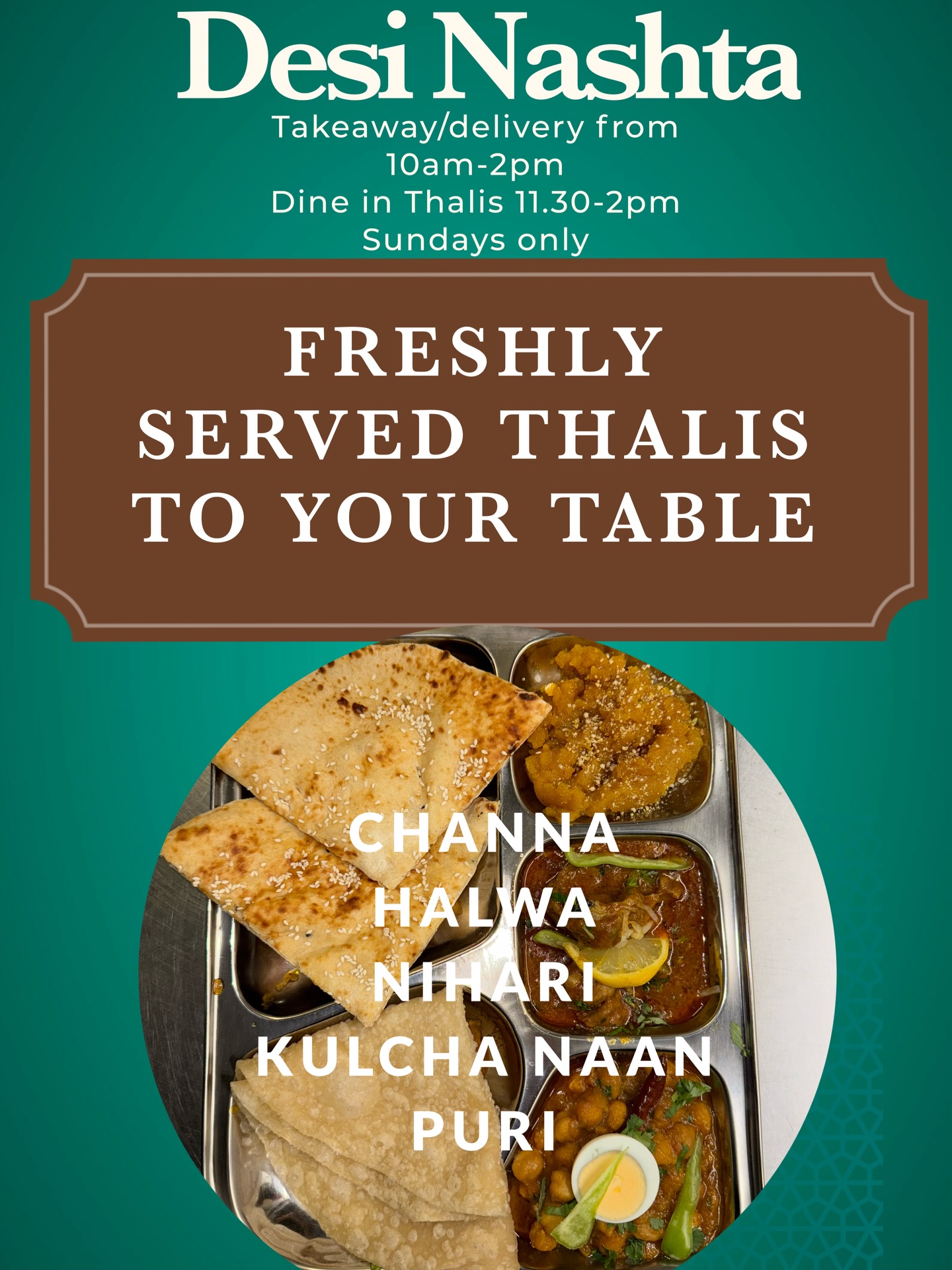 Grab your nashta to-go or get it delivered piping hot between 10am–2pm 🔥Or come feast the proper way with our freshly served dine-in Thalis — loaded with everything you love!
🍽️ Thalis available for dine-in only, 11:30am–2pm.
#desi #desifood #dundeetakeaway #dundeerestaurant