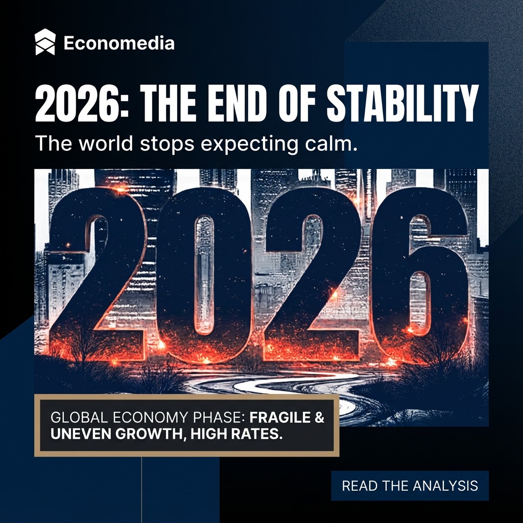 2026 is projected as a period of significant economic instability, marked by fragile and uneven growth. Our analysis delves into what this means for global markets and your understanding.
#Economedia
#2026Outlook
#GlobalEconomy
#FutureOfEconomics
#EconomicTrends
WorldIn2026
MacroEconomics
GlobalMarkets
NextDecade
EconomicShift
PostStability
NewWorldOrder
Geopolitics
Inflation
InterestRates
FutureOfWork
YouthEconomy
GenZ
MillennialEconomy
EconomicForecast
WorldTrends
Finance
BusinessNews
MarketTrends
GrowthVsStability
EconomicUncertainty
GlobalTrends
EconomicsExplained
EconomicsForStudents
ThinkGlobal
PolicyShift
CapitalMarkets
WorldAffairs
FutureThinking
EconomicReality
ModernEconomy
GlobalPerspective
EconomicAnalysis
NextEra
PostPandemicWorld
EconomicMindset
WorldEconomy
FutureIsNow
Economedia2026