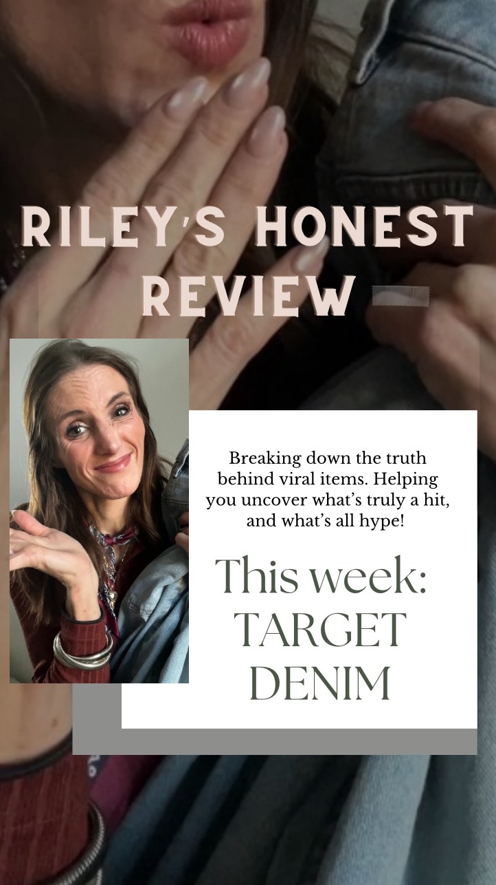 Riley’s Honest Review: new 🎯 denim.
all your favorite influencers have told you they are throwing out their designer jeans in favor of this budget friendly fit.
Do we believe them??
Should we do that too??
Let’s investigate!
#personalstyle #target #styleinspo #shopping #denim