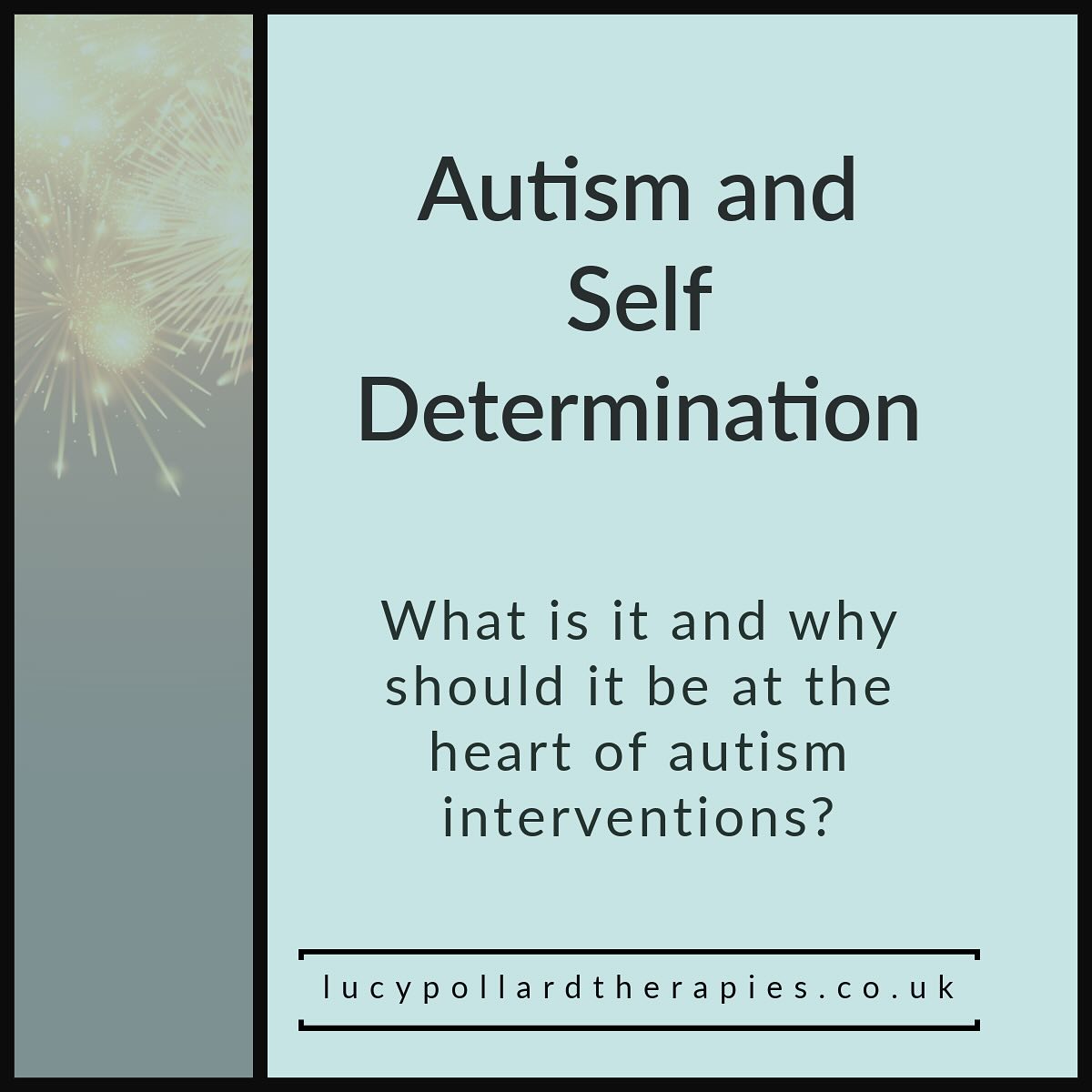 Autism and Self-Determination
💛What is Self Determination?
Self-determination means having control over your own life. It’s the right to:
• Make your own choices
• Set your own goals
• Express your needs and preferences
• Have those choices respected
• Act in ways that reflect who you are and what matters to you
💛What do recent studies tell us about autism and self-determination?
Self-determination is important for everyone. But autistic people often have less self-determination than non-autistic people. This is true for autistic adults and children. And it’s especially true about autistic people with learning difficulties (Cheak-Zamora et al, 2020)
💛Why do autistic people have less
self-determination?
It’s partly due to differences in executive function skills like planning and decision making. But - here’s the important part - a huge part of it is due to lack of opportunity and inaccessible environments (Martino et al, 2025).
✨Self-determination can be significantly improved with intentional support✨
💛Self
Determination is linked to...
• Better quality of life
• Stronger self-advocacy
• Positive autistic identity (Lamash et all, 2025)
See the slides for details of recent research that shows us how to support self determination in our autistic loved ones. Things like:
💛Embedding choices into everything we do
💛Empowering decision making
💛Letting our autistic children see us advocate for them
💛 Removing barriers to autonomy from the environment
Sounds like research is finally catching up to what autistic advocates have been telling us for years…
Lucy Pollard Therapies