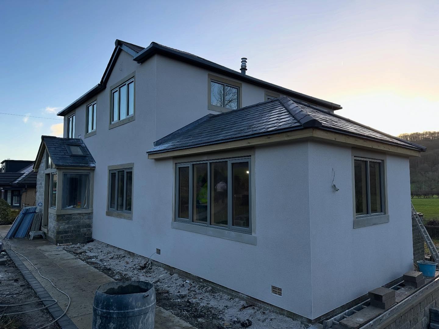 Another week and we start with more site progress images. This project used our Combi Alu range of windows to combine the thermal performance of timber with the durability of aluminium externally. Congratulations to everyone involved, it’s looking fantastic