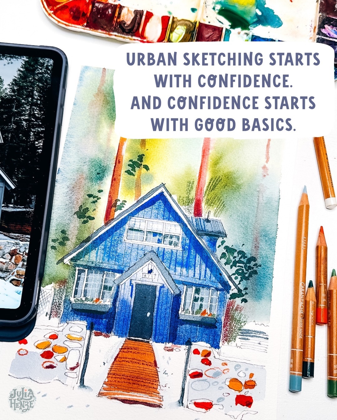 Hello my creative friends! So happy to be back!❤️
You’ve probably seen me mention Brave Brushes here and there, but today I want to properly show you what it actually is, and what we’re working on right now.
We started this year with two new Adventures inside the studio: one for beginners and one for intermediate sketchers. Today I want to highlight the beginner one, because this is where everything begins.
The Basics of Urban Sketching Adventure is a nice and structured introduction to urban sketching. No rushing, no overwhelm. Just learning the foundations step by step, so you can build confidence in your own way.
Inside this Adventure, we focus on:
🎨 measuring proportions so your drawings make sense
🎨 drawing more relaxed, confident lines
🎨 working with watercolor washes and simple gradients
🎨 understanding shadows and how they bring a sketch to life
Each lesson is short and focused, with clear exercises and reference photos, so you can actually practice instead of just watching.
This Adventure is part of the Foundations Roadmap, which is designed for people who want to learn urban sketching properly, without feeling lost or unsure where to start.
If you’ve been curious about Brave Brushes (🔗 in my profile), or if you’ve been sketching but feel like you’re missing a solid base, this is a very good place to begin.
#urbansketching #urbansketchers #urbansketchingcourse #bravebrushes #drawingcommunity