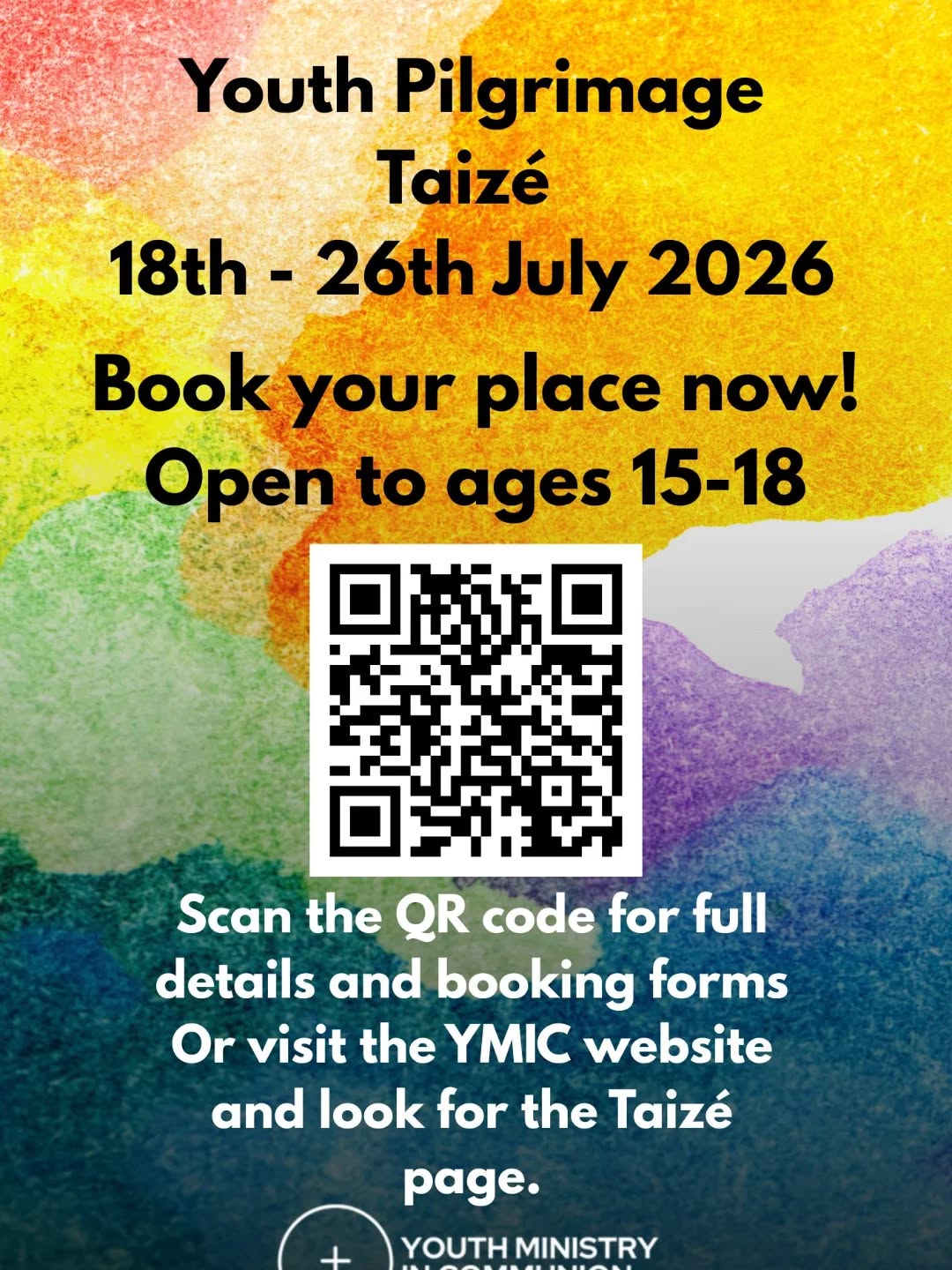 BOOKING NOW OPEN!!!!!
the book site for our Taize pilgrimage is now live on the YMIC Southwark website!
Book now to secure your place on this amazing pilgrimage.
@ymic_london
@southwarkcofe
@dioceseoflondon
@putney_parish
@standrewsfulham