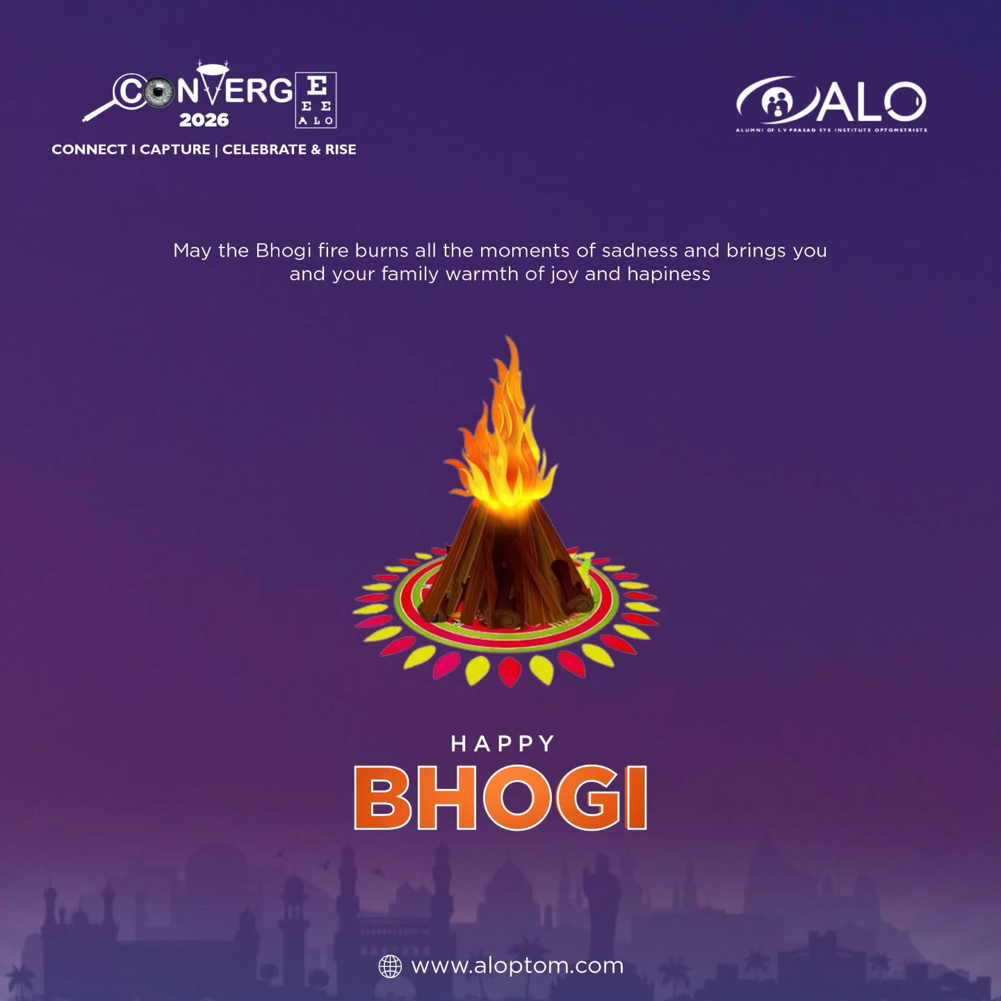 Welcoming Bhogi with gratitude—letting go of the old and embracing new beginnings. 🔥🌾
#Bhogi #NewBeginnings #ALO
#converge2026