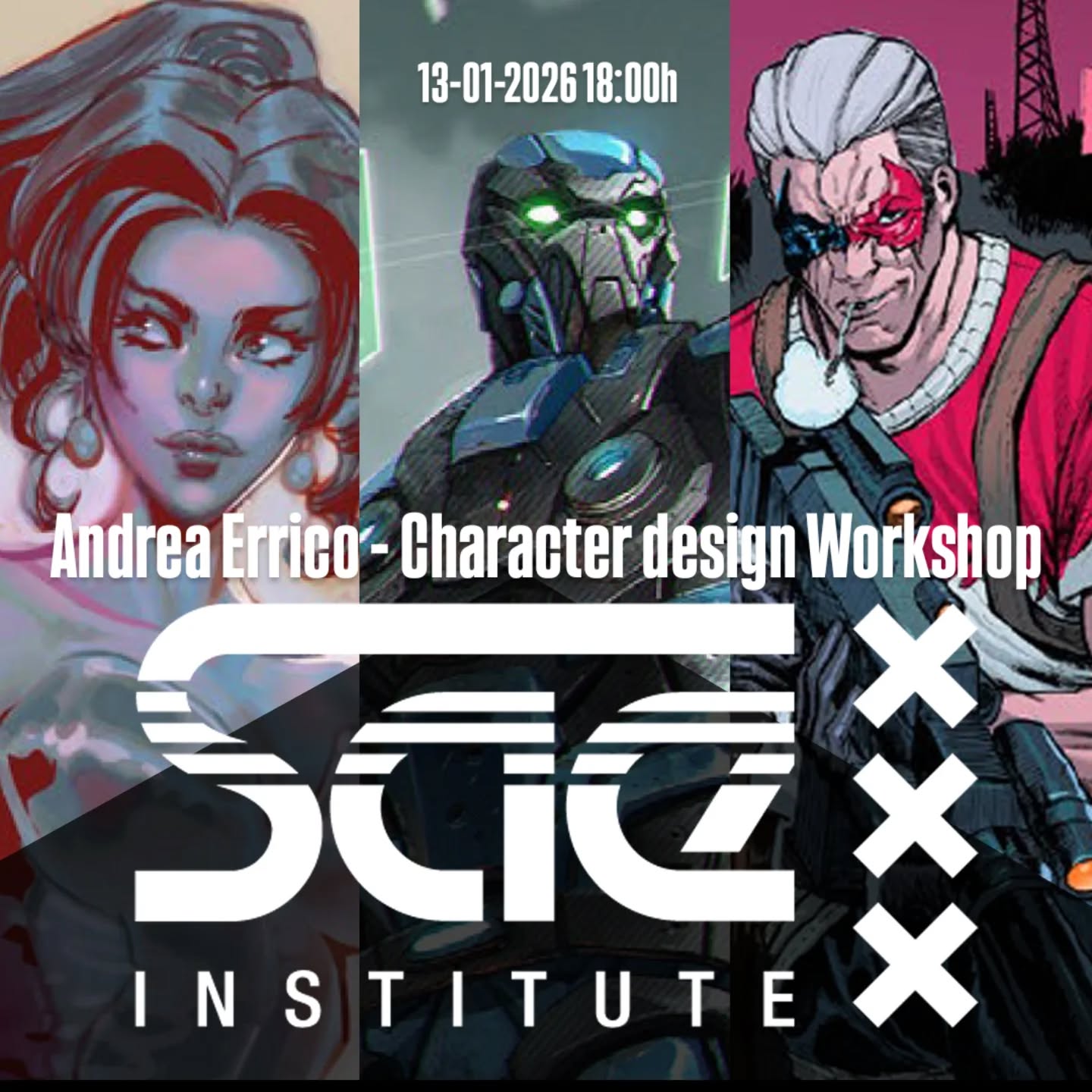 Tomorrow — Jan 13th, 6 PM
I’ll be at SAE Institute Amsterdam @sae_amsterdam for an exclusive workshop:
🎨 Character Design with a Comic Book Twist
A 2-hour intensive session where we’ll explore how comic book aesthetics can enhance character design in games and animation, inspired by titles like Overwatch, Valorant and Marvel Rivals.
Workshop is exclusive to SAE students,
but if you’re in Amsterdam tomorrow, let’s catch up after the event 🍻
.
.
.
.
.
.
.
.
.
.
.
.
.
.
#CharacterDesign
#ComicBookArt
#GameArt
#StylizedArt
#SAEAmsterdam
Workshop