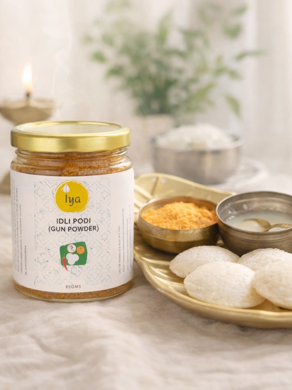 Our Idli Podi is crafted in small batches using carefully roasted lentils, chillies, curry leaves and spices, ground to the perfect texture. Nutty, aromatic and gently spicy, it pairs beautifully with soft idlis, dosas or even a bowl of hot rice with ghee.
#idlipodi #gunpowder #blends #southindianfood #traditionalrecipe