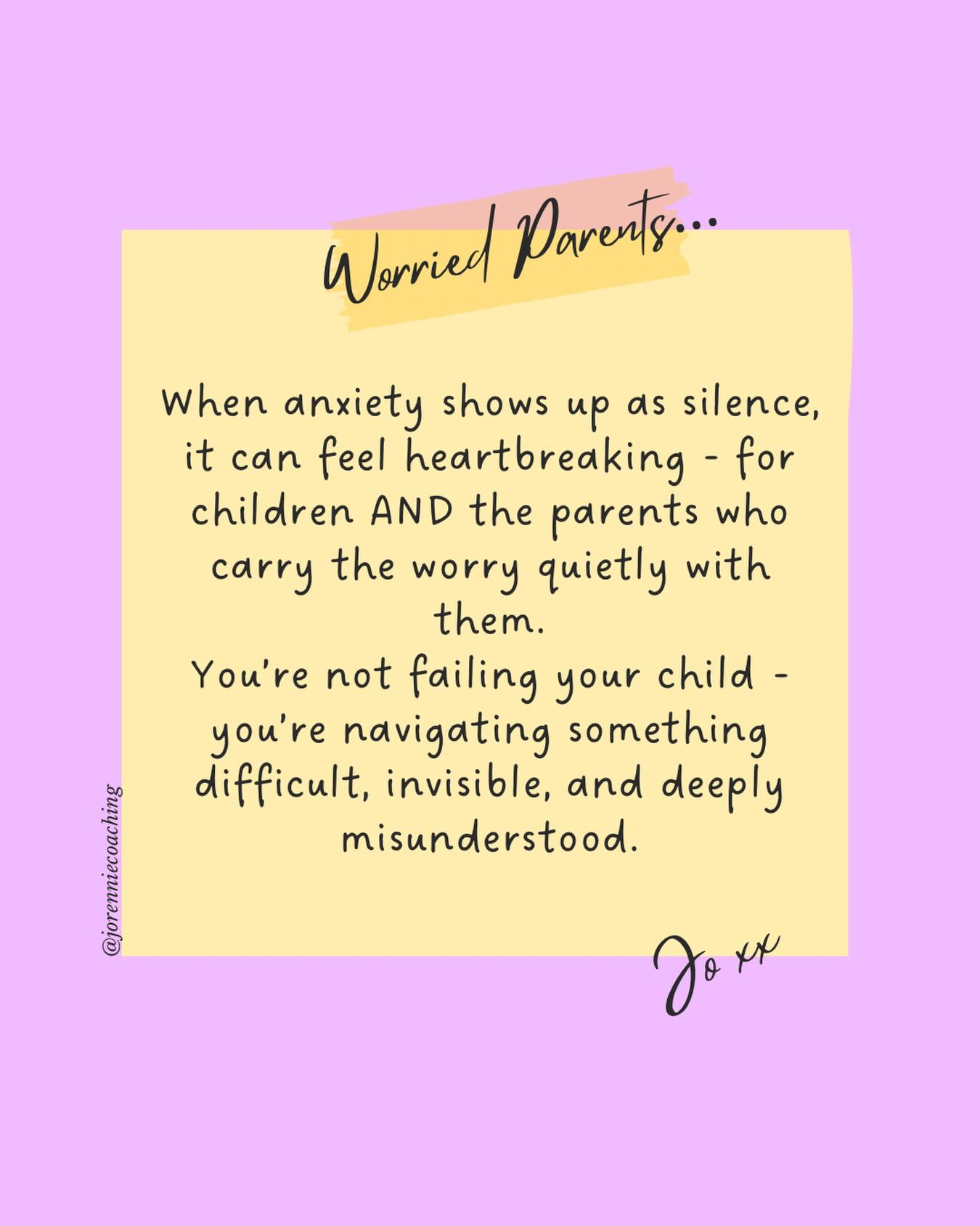 For the parents lying awake with worry…
You’re not imagining it, and you’re not wrong for feeling it. We understand it.
The worry is heavy.
It’s that knot in your stomach when your child is quiet at school but chatty at home.
The anxiety of knowing they have so much to say… but the words get stuck when the world feels too big.
The constant mental loop of “Will they be okay? Am I doing enough? What if this doesn’t change?”
When anxiety shows up as silence, it can be especially isolating - for children AND for parents.
Because it’s not always visible.
And it’s often misunderstood.
You might be carrying:
💔The stress of school mornings that feel tense before they’ve even begun
💔The fear that your child is being overlooked, misunderstood, or quietly struggling
💔The heartbreak of watching them clam up in places where they most need to feel safe
💔The pressure to advocate, explain, reassure - while holding your own emotions together
And if you’re honest…
You’re tired.
What your child needs isn’t pressure to “just speak” or reassurance that everything’s fine.
They need emotional safety, understanding, and tools that meet anxiety with compassion rather than urgency.
That’s why Anna and I created Awesome Powers Academy.
A space where children learn to understand their feelings, build confidence at their own pace, and discover that they are not broken.
And just as importantly…
A space where parents feel supported, informed, and no longer alone in this journey.
This Thursday, we’re hosting a free parents information session to talk openly about:
❤️Why anxiety can silence children outside the home
❤️What actually helps (and what unintentionally adds pressure)
❤️How confidence grows through safety, not force
❤️How Awesome Powers Academy supports both children and parents through this process
If this post feels like it’s speaking to you, we’d love to invite you to join us. Message or comment POWERS for the link to register.
You don’t have to carry this alone.
Lots of love,
Jo xx