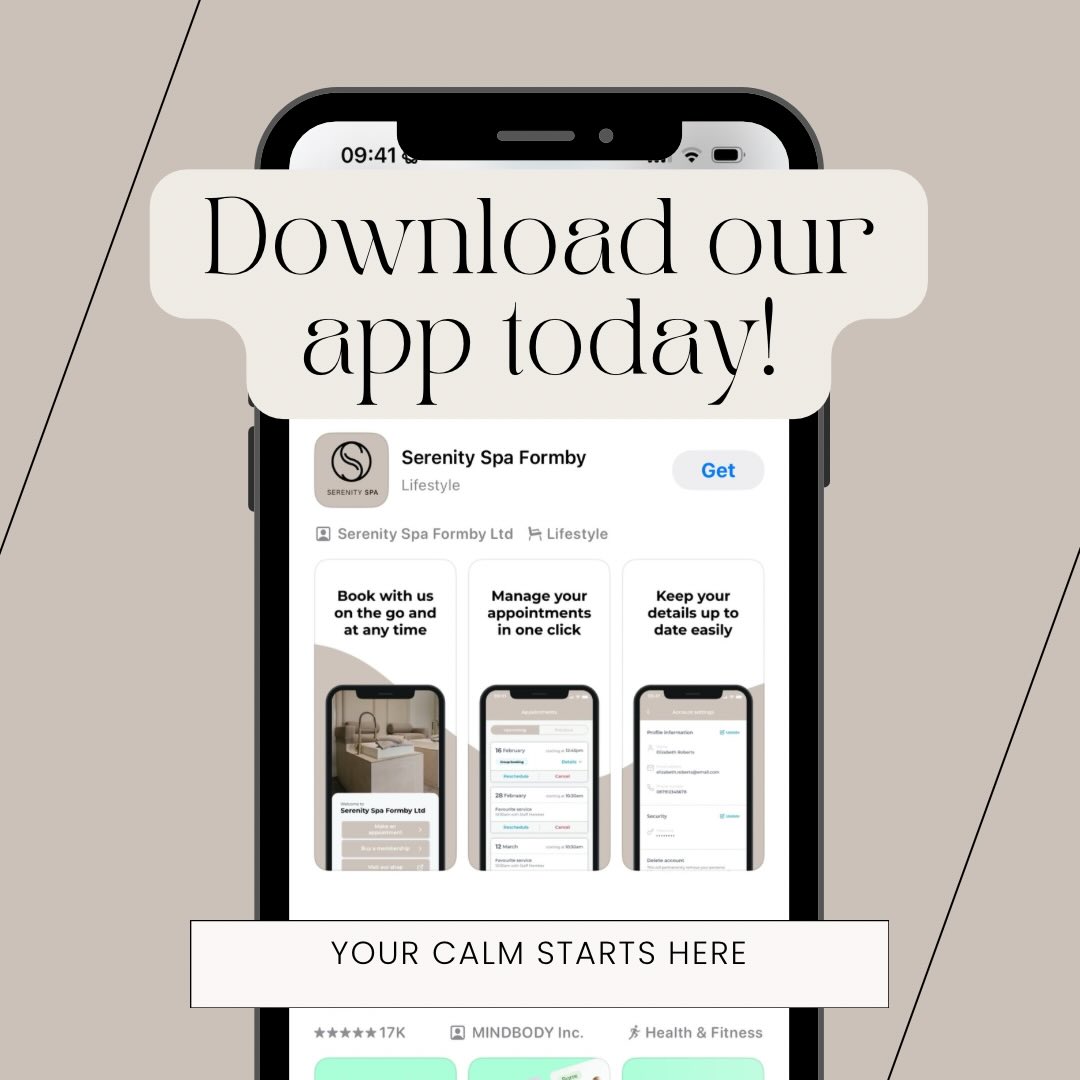 ✨ Your serenity is now just a tap away ✨
We’re excited to introduce the new Serenity Spa app 💆♀️📱
Book appointments, explore treatments, and manage your self-care — anytime, anywhere.
🌸 Relax more
📅 Book faster
💖 Feel better
👉 Download now and bring the spa experience with you.
#SerenitySpa #SelfCareRoutine #SpaDayEveryday #WellnessApp #RelaxRecharge MindBodySoul SpaLife MeTime