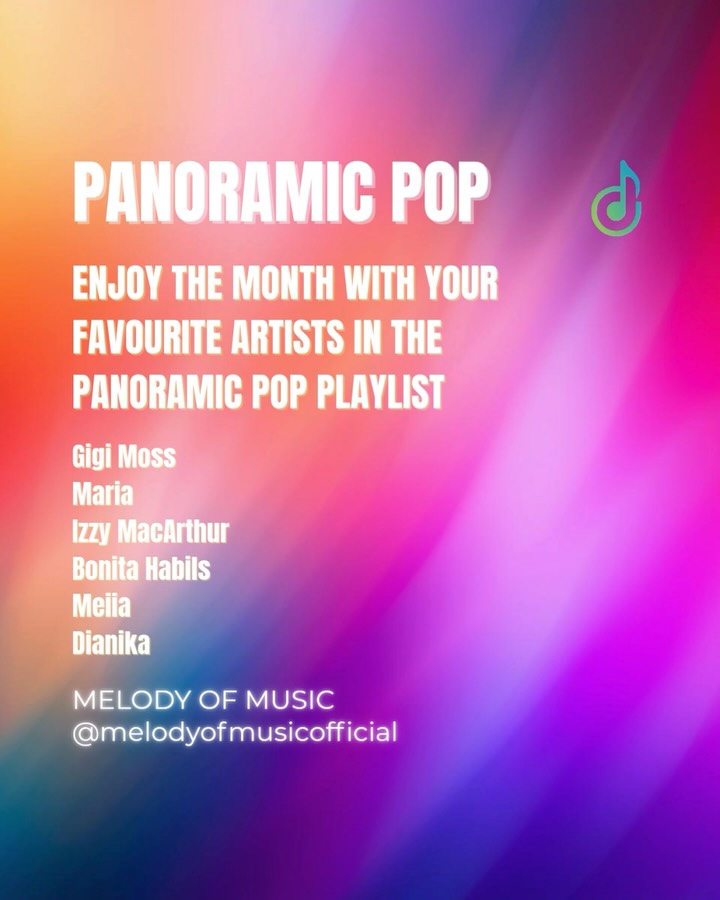 A monthly update on the Panoramic Pop Playlist for Melody of Music!
#popsongs #popartists #panoramicpop #melodyofmusic #playlist