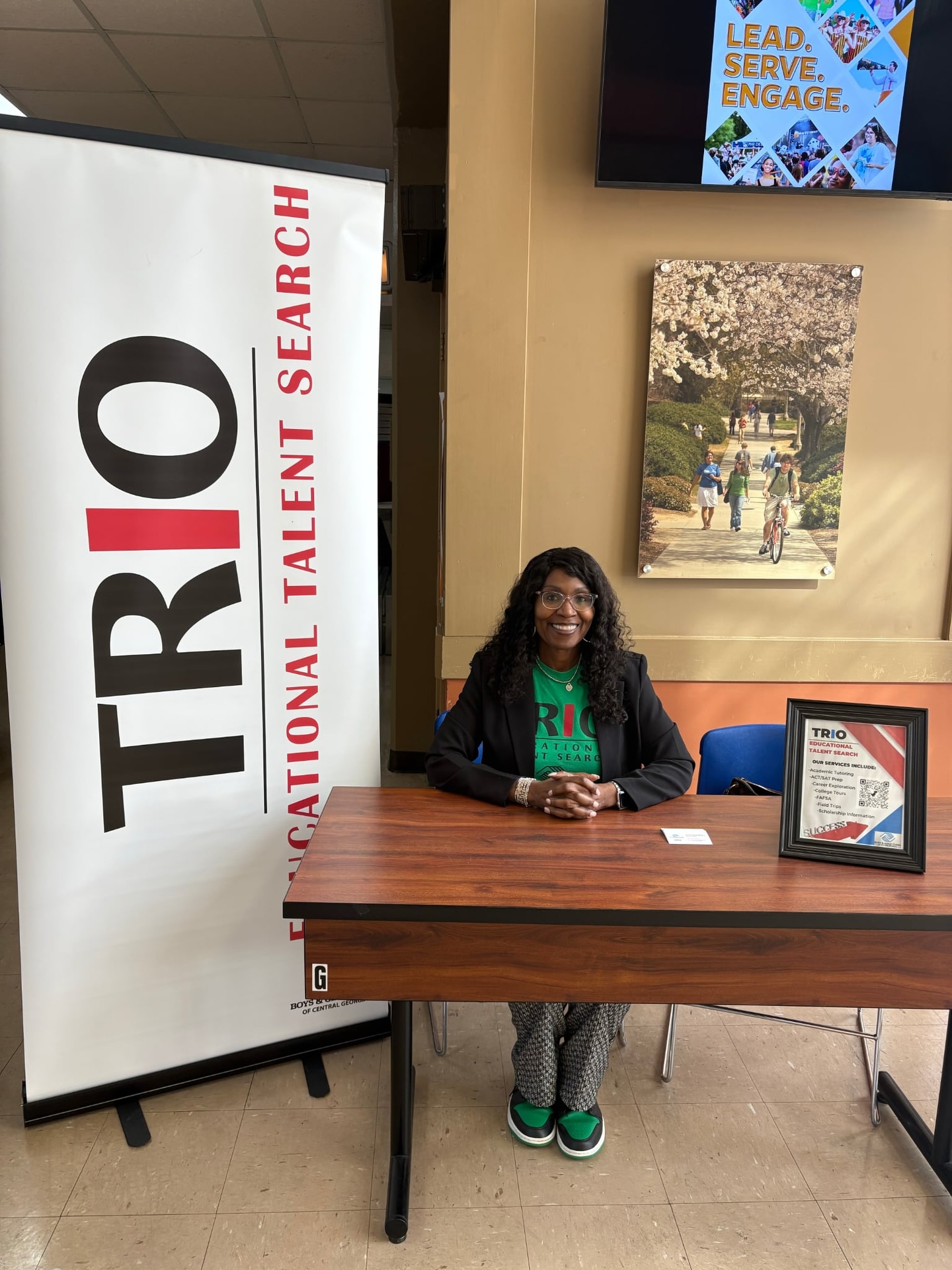 Sandy Colwell, Executive Director of TRIO Programs
Proudly represented The Boys & Girls Clubs of Central Georgia TRIO Programs at the Service & Civic Engagement Fair at Mercer University signing up student volunteers for the TRIO Program.
.
.
.
#BGCCG #TRIO