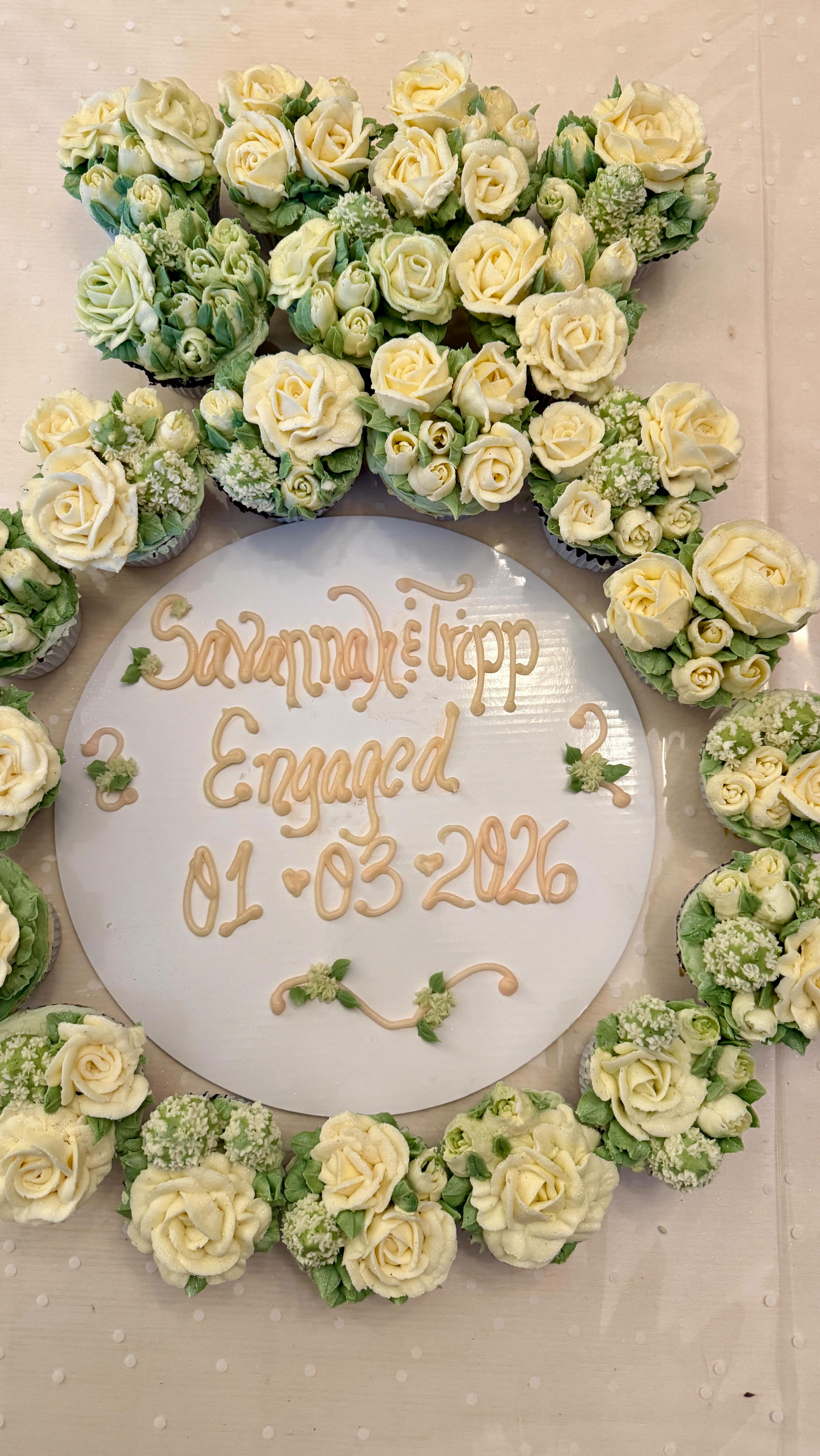 It all starts with an inspiration…whip up 3 delicious flavors of organic cupcakes made with grass-fed butter, decorate with floral accents, then celebrate a lasting memory with family & friends. Another beautiful labor of love for this couple. @moreheadcitybaker #pastrychef #lecordonbleuparis #organic #bouqcakes #cupcakes