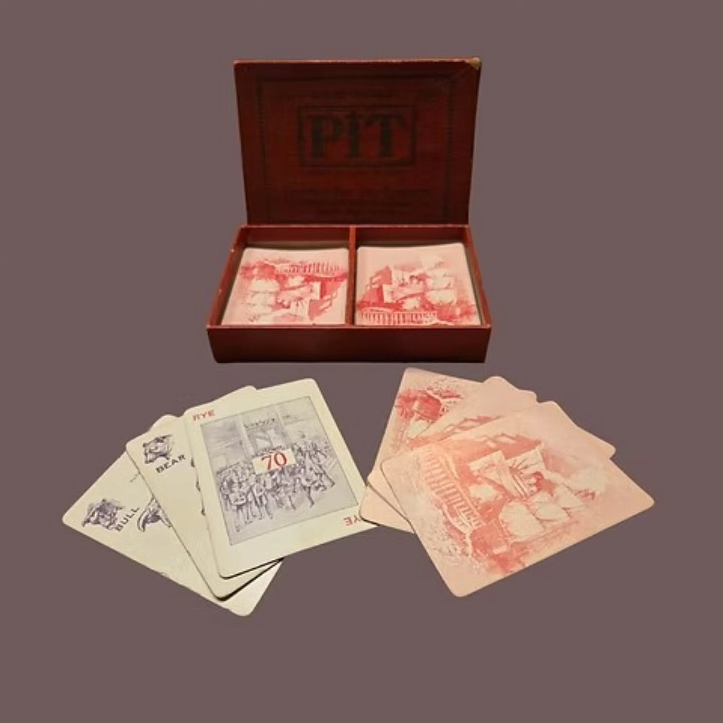 Antique PIT Card Game – Bull & Bear Edition – c.1919 | https://share.google/tgOJsBzXVcBCrsvNj