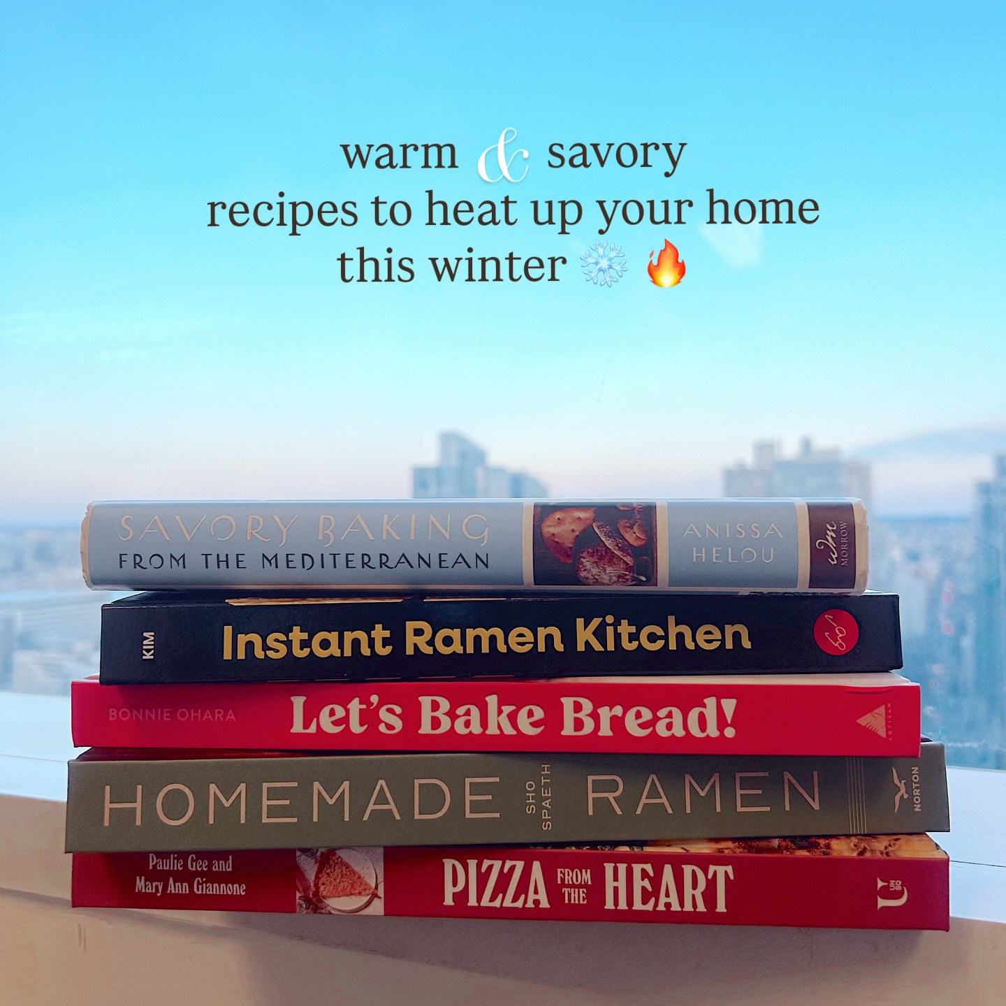 peruse through some of our favorite winter recipe books for fresh ideas this season 🤩