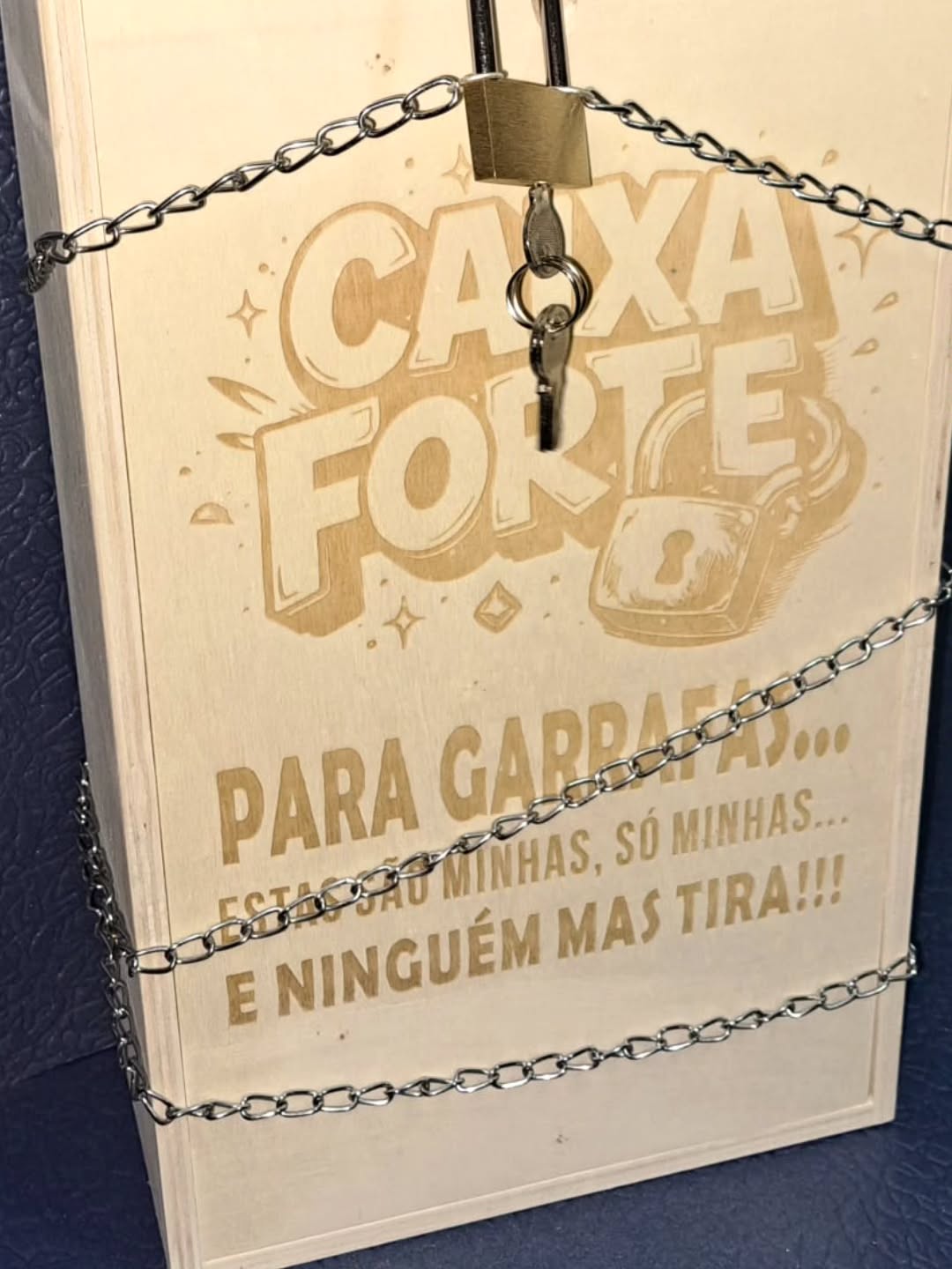 Caixa forte para garrafas