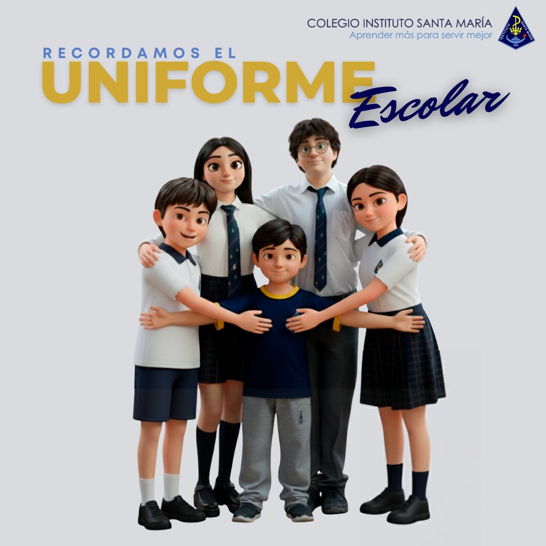Recordamos el uniforme escolar de nuestro Colegio. El cual no ha cambiado y que se describe en nuestro reglamento interno escolar.
Revisa la lista de proveedores en la sección “servicios” en nuestro sitio web.
@ceisma.ism @cgpa_ism_santiago @red.educacion.maryward @red.educacion.maryward