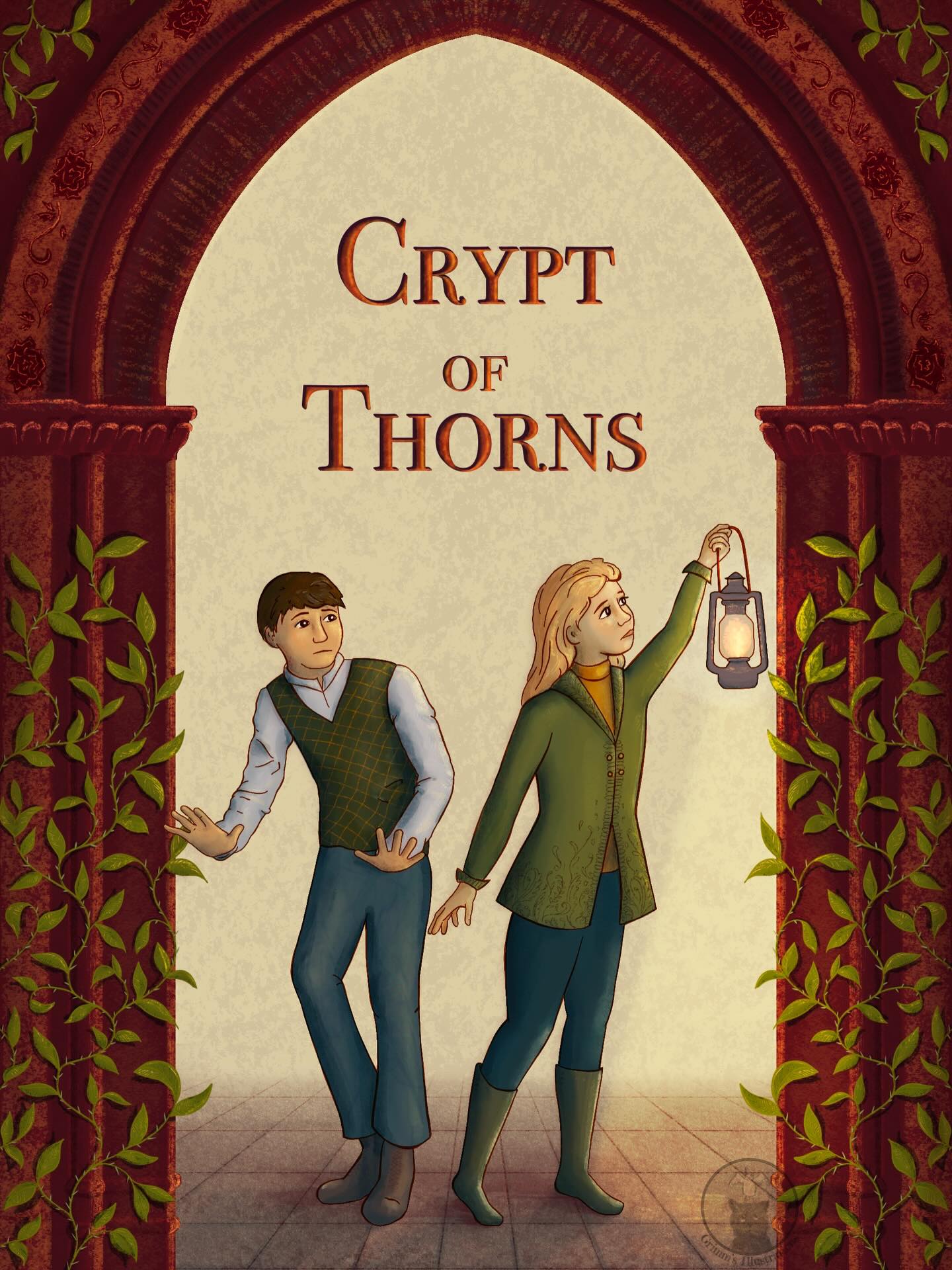 So much fun bringing this middle grade book cover to life. The historical costumes were a fun challenge. I tried to give them a modern twist. I’d really like to wear her jacket!
Unfortunately the cover doesn’t quite fit the instagram pic size - my stone arch is cut off at the top!
Would you be interested in seeing the process?