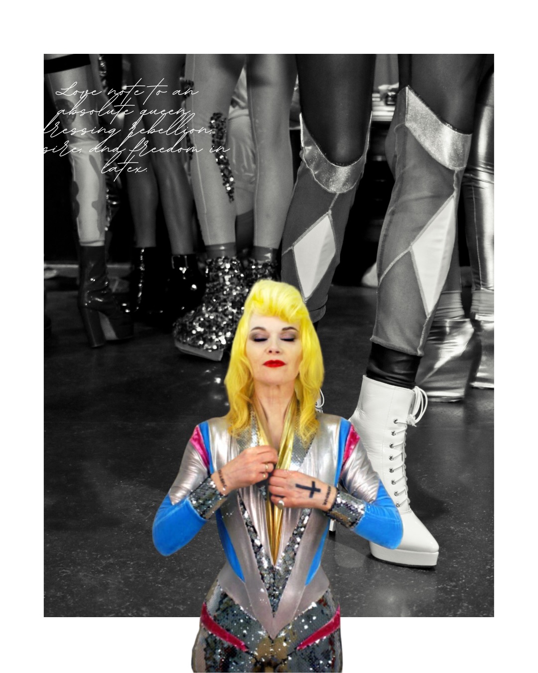 Coming out of instagram hibernation to pay some well deserved respect to the one and only PAM HOGG 💔
@pamhoggfashion
It was an absolute honour to step into Pamela’s world. Backstage at her 2017 show at Atzaro hotel in Ibiza, I caught a tiny glimpse of her eccentric creativity, her strategic chaos, the nerves, the last-minute pressure, and the quiet, electric moments that make a show come alive.
Looking back at how she described herself “Fashion designer / musician / filmmaker / mischief maker / Doctor of letters n broken hearts,” and seeing her in action, you felt every word. Iconic, fearless, unapologetic, completely herself. Renowned for her Bowie-coloured, fine latex catsuits, even a fraction of that creativity was thrilling to witness — a tiny window into a world I’ve always admired.
Hearing she’d passed away is deeply sad. Fashion, and the world, has lost someone extraordinary.
Looking back, I can see how much that experience shaped the way I see. I’d already studied fashion back in the UK, also photographing fashion from the runway, but it was the emotion behind the curtain that made my ears & eyes prick up, and this show was my very first taste.
That instinct to seek the story in the in-between, the details that make us who we are, is something I carry now through every world I step into, I’m honoured beyond words to have had this experience, watched an icon at work, a true highlight from the early years of my career.
I’ll treasure these photos forever, and the memory of meeting a true legend in action.