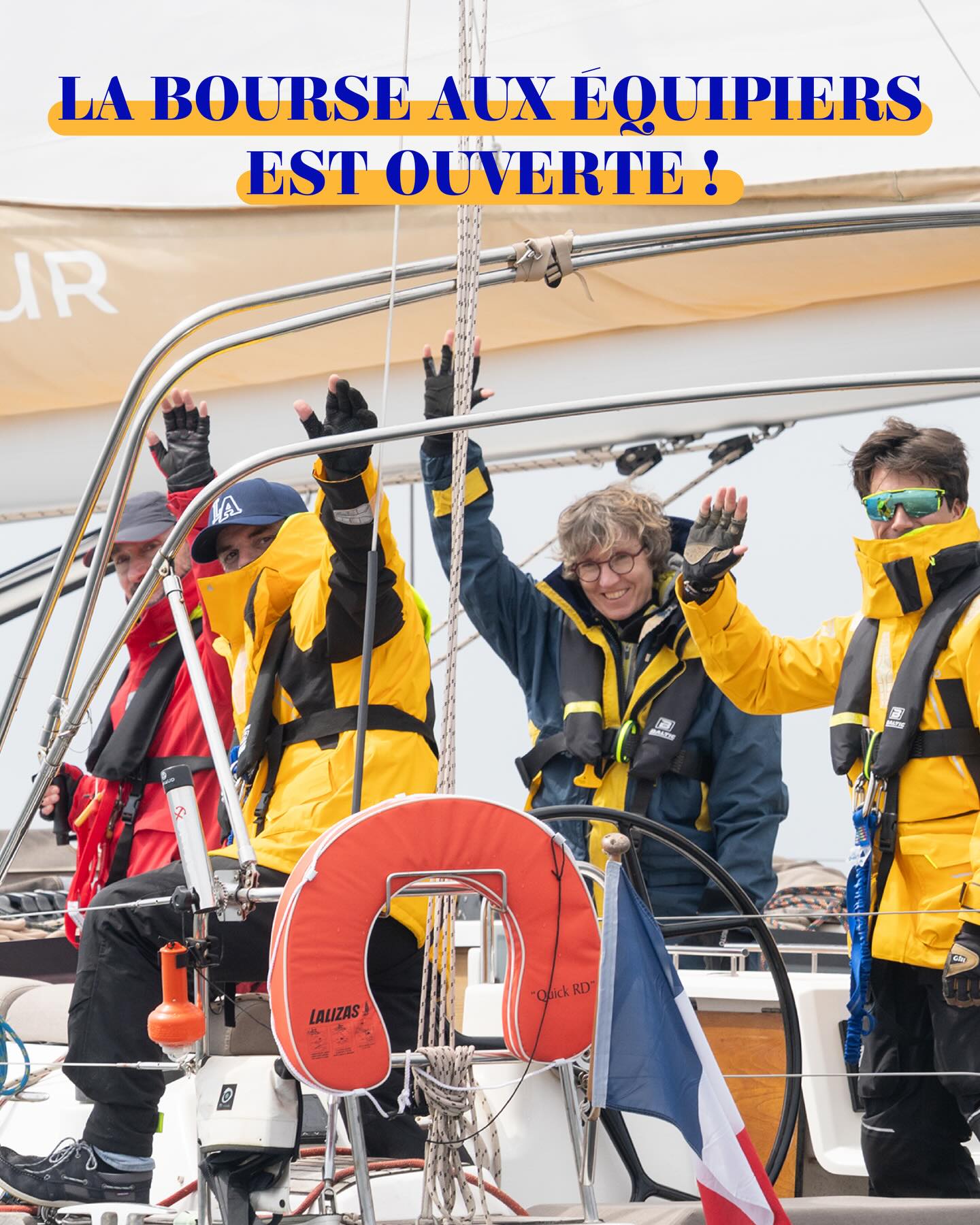 ⛵️Vous voulez participer au Tour de Belle-Île mais vous n’avez pas encore d’équipiers ou de bateau ?
Bonne nouvelle : La bourse aux équipiers est ouverte !
Laissez un message avec votre besoin et laissez la magie opérer. ✨
Rendez vous sur notre site internet, dans le menu "Bourse aux équipiers" (ou cliquez sur le lien dans notre story)