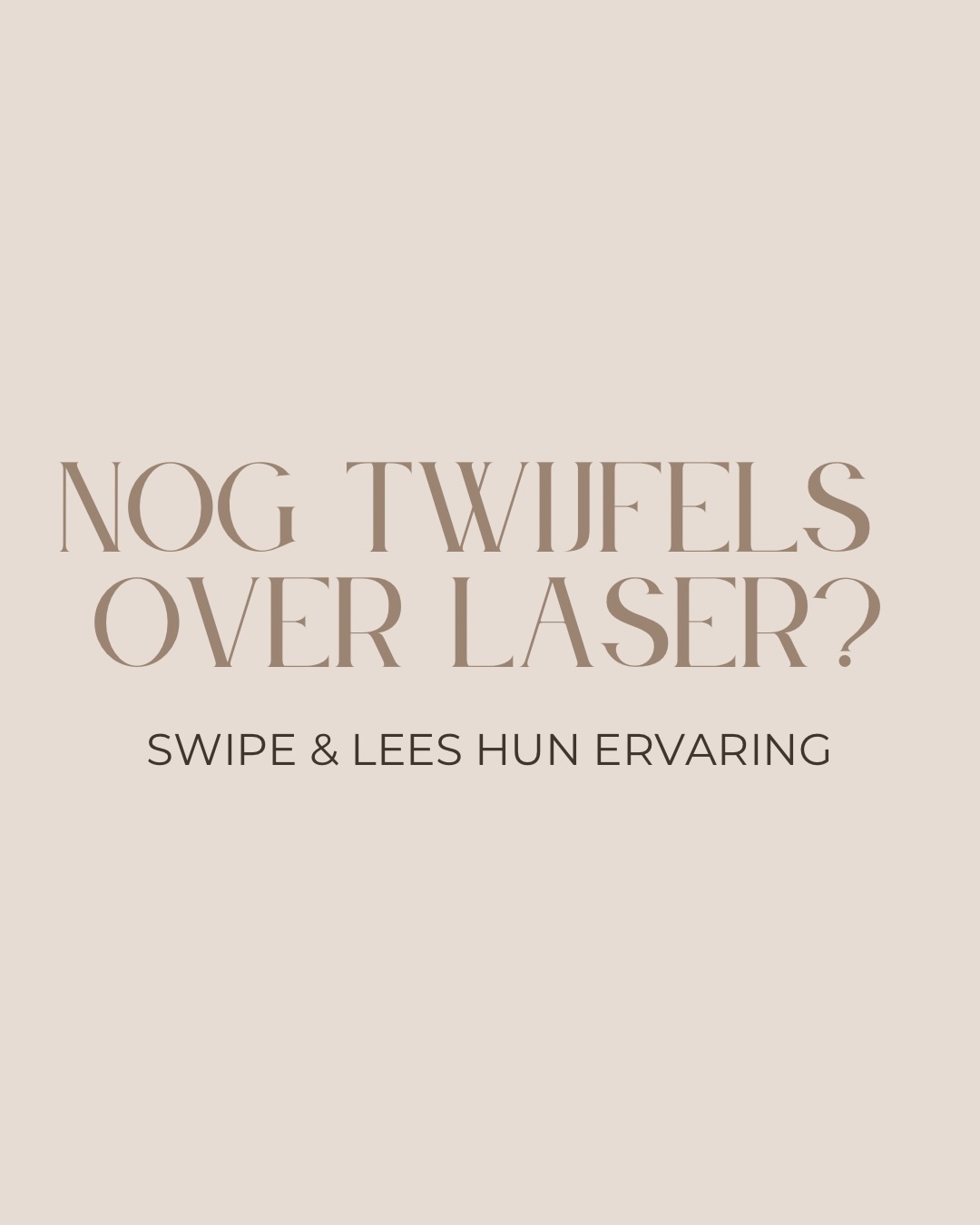 TO LASER OR NOT TO LASER? ⚡️
__________
Ik zeg het hier zó vaak, maar laserontharing is écht één van de beste investeringen die je kan doen. Punt. 😅
✨Mits je correcte en eerlijke informatie krijgt
✨Er gewerkt wordt met een professioneel toestel
✨De behandeling correct wordt uitgevoerd door een ervaren behandelaar
Ik hoor helaas nog té vaak de meest uiteenlopende ervaringen rond laserontharing.. 😵💫
Daarom deel ik hier graag enkele eerlijke reviews van klanten die bij ons een volledig traject hebben doorlopen.
👈🏻 Swipe gerust even mee.
Twijfel je nog? Plan gerust een gratis intakegesprek in. We overlopen alles samen en bekijken of laserontharing iets voor jou kan betekenen.
Heel graag tot binnenkort! ❤️
Liefs,
Paulien.
__________
#laserontharing #oosterzele #huidexpert #gratisintake #boekonline