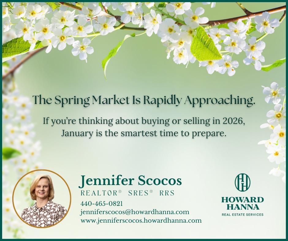 If you’re planning to buy or sell a home in the Cleveland–Akron real estate market in 2026, January is your quiet advantage.
The spring housing market in Northeast Ohio doesn’t start in March, it starts with preparation in January.
Buyers who plan early have stronger negotiating power. Sellers who prepare now are better positioned for pricing, timing, and smoother transactions.
In competitive markets like Cleveland, Akron, Parma, Brunswick, North Royalton, and Broadview Heights, the spring market rewards those who plan ahead—not those who scramble.