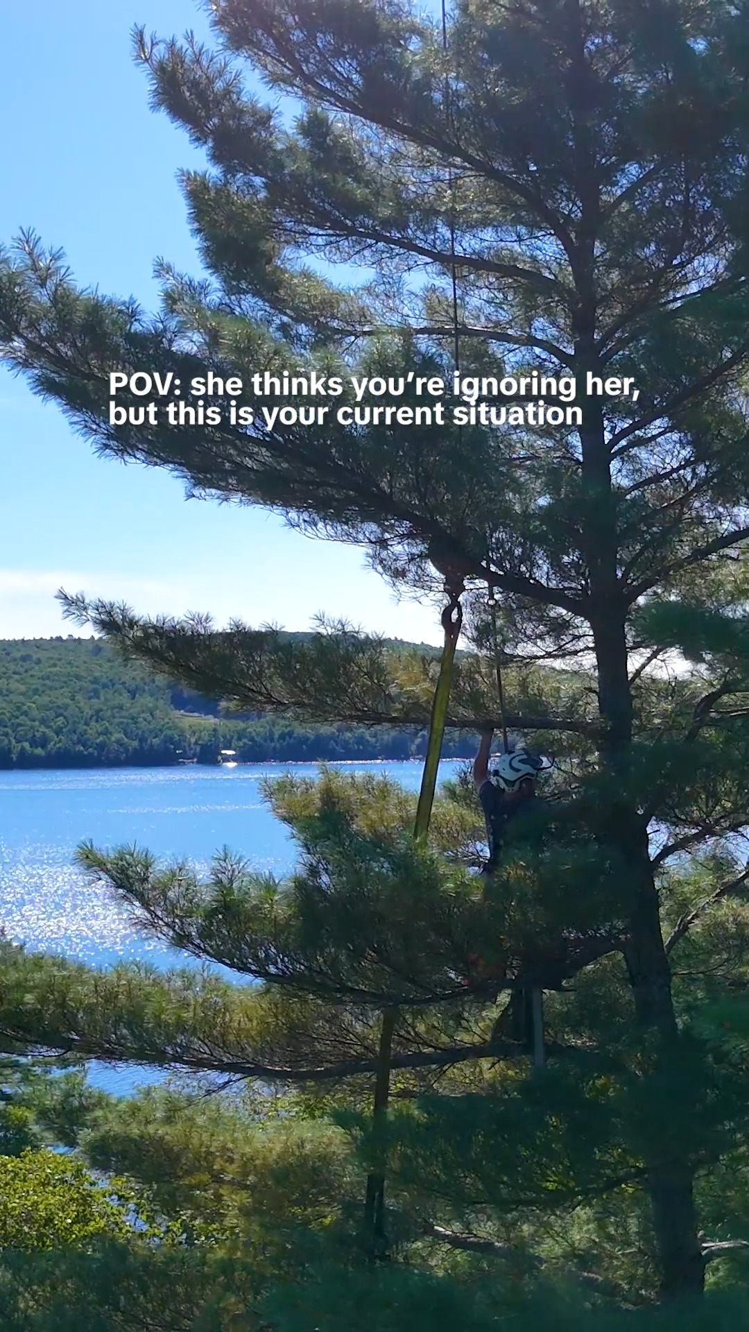 Don't take it personally, sweetheart.
#belangertreecare #TreeCareBusiness #arboristsofinstagram #mainebusiness #forestry #skowheganmaine #treecare #logging #Arborist #chainsaws