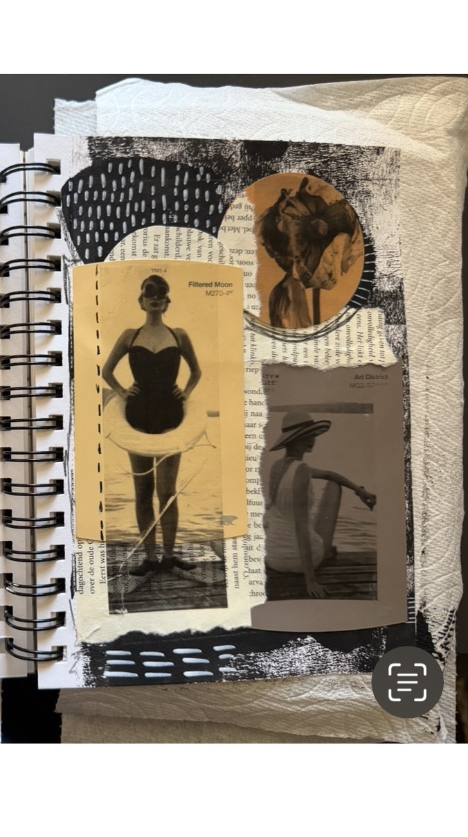 Such a fun mixed media class doing tape image transfers on paint swatches!
Who doesn’t love a good Home Depot visit! @homedepot
I always love to see how different everyone’s turns out!
Sooo much fun to make art all day every day week after week!
Love my life so much! Love the people I meet so much!
#mixedmediajournal #potockicenterforthearts