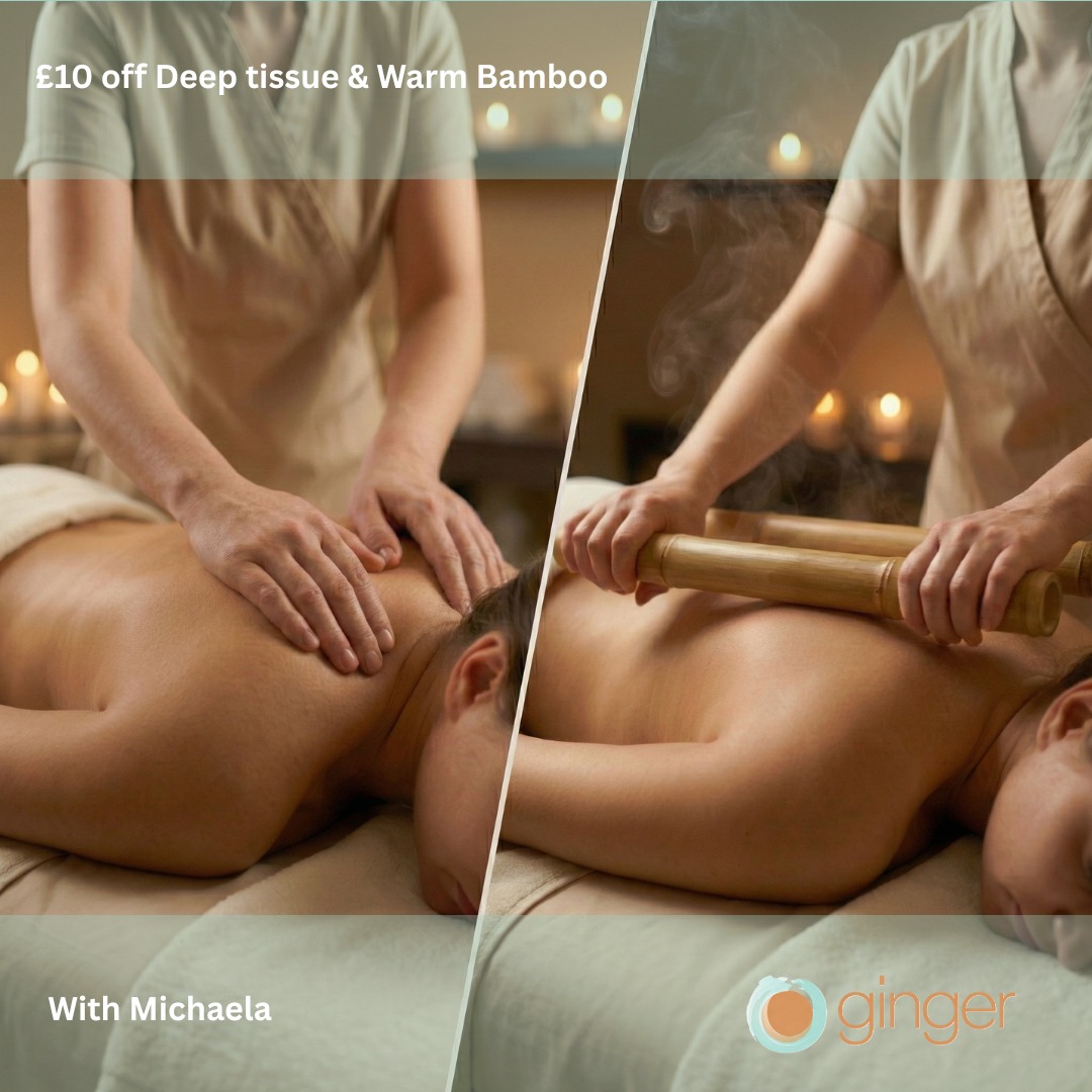 January Savings with Michaela! This month, treat yourself to some much-needed recovery and save £10 on Warm Bamboo and Deep Tissue massages (1 hour+ sessions only). Michaela specializes in deep, restorative work that is perfect for a New Year body reset. Treat yourself to an hour or more of pure wellness at a special price! Offer ends 31.1.26. Book your appointment now online or call 01727 869929. Discount is applied when paying in salon.