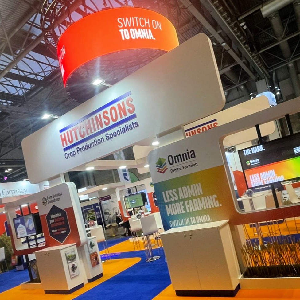 Over the weekend, we were at LAMMA Show, hosted by The NEC, Birmingham installing a 14m x 6.5m exhibition stand for agency partner The Circus Design's client Hutchinsons.
Having provided manufacture & build assistance to this exhibitor for a number of years, this project was one of their most innovative designs yet; what made it particularly exciting was the build scale, eye-catching wall structures, circular LED banner overhead and dynamic custom GOBO projector reflecting their logo around the stand floor.
And, as always, Hutchinsons' bold and complementary blue and orange brand colours really bring the stand to life and make their space stand out from their peers'.
@lammashow @necbirmingham @thecircuskent @hutchinsonsaguk
#nec #birmingham #farming #agriculture #events #exhibitions #LAMMA