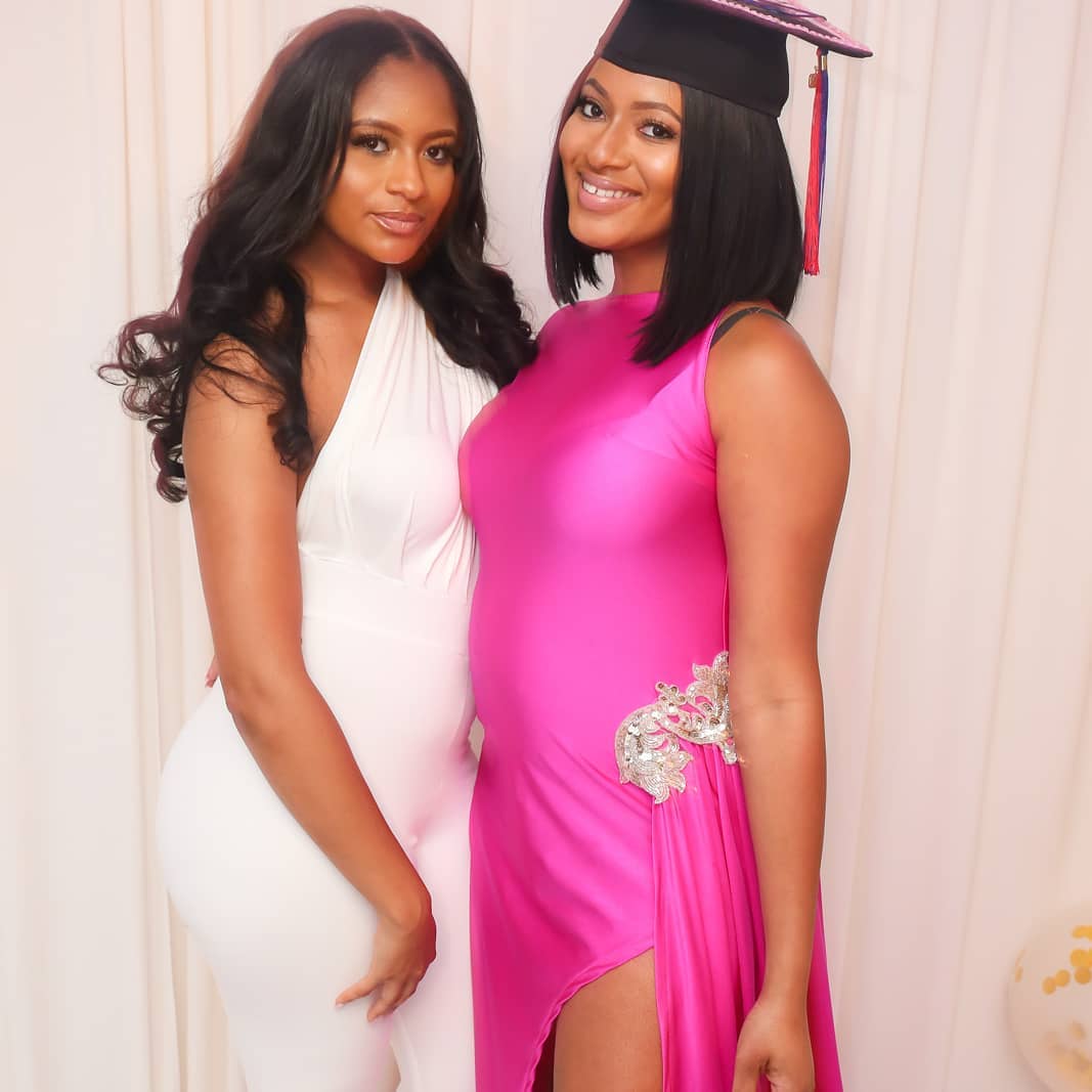 Graduation party time with the graduate. #AlexisDidIt #IHad2MasterIt #2019Graduate