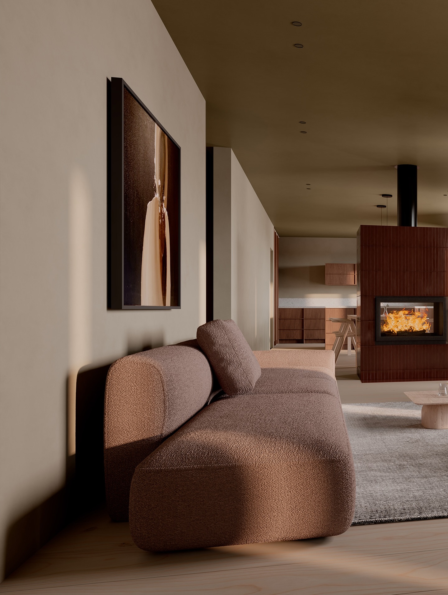 Let’s kick off the new year with a project update!
Pictured here is an interior from Kyrkoparken, a residential block that will be built in central Ekenäs - a town with roots dating back to the 1550s. Located within a protected RKY environment, the project will be carefully integrated into the historic cityscape, forming a dialogue between contemporary architecture and a rich cultural heritage.
More updates to come.
Renders by @aisto.fi
Artwork by @panuruotsalo
#scandinavian #architecture #design #scandinaviandesign #nordicdesign