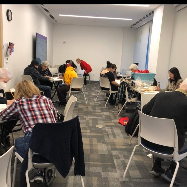 Thursday afternoon, Mr. Lassen and some senior cartoonists had the pleasure of teaching a cartooning workshop to senior citizens at the 92nd street Y. The newly minted cartoonists in training explored character design, shape language and most importantly, politely laughed at the dumb jokes throughout class! Huge thanks to Erica at the Y for helping to coordinate everything. We hope to be back soon to continue their comic training!