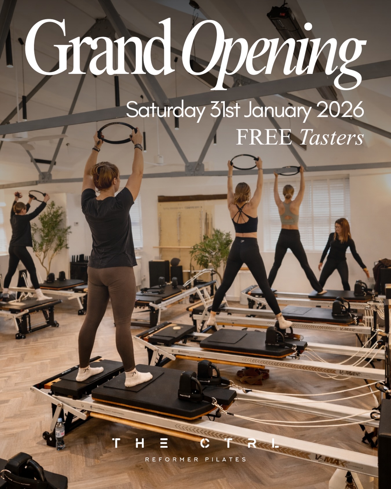 Southgate, N14 — we’re celebrating our Grand Opening on Saturday 31 January.
If you’ve been curious about reformer Pilates or you’ve been meaning to visit The CTRL, this is the perfect day to come in, see the studio and try an intro session.
We’ll have:
✨Complimentary 30-minute Intro Reformer Sessions (all levels welcome).
✨A few studio offers and opening-day surprises
✨Matcha lattes throughout the day
Spaces for the intro sessions are limited, so book ahead via the link in bio. You’ll just need to create an account to book.