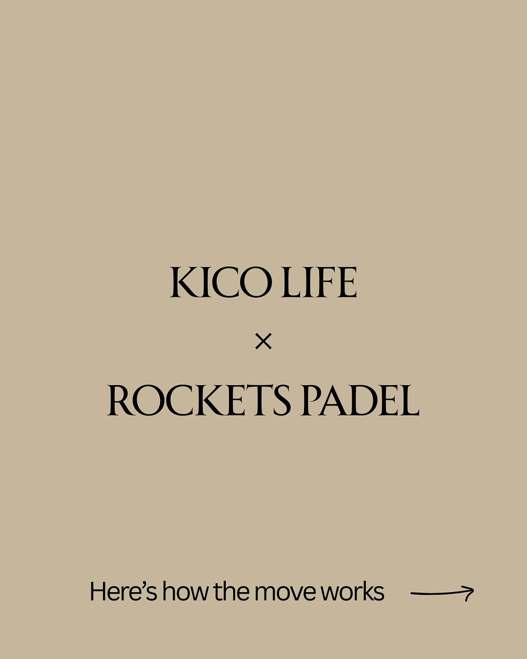 Kico Life x Rockets ✨
Wondering how it’s all going to work?
Swipe through ☺️