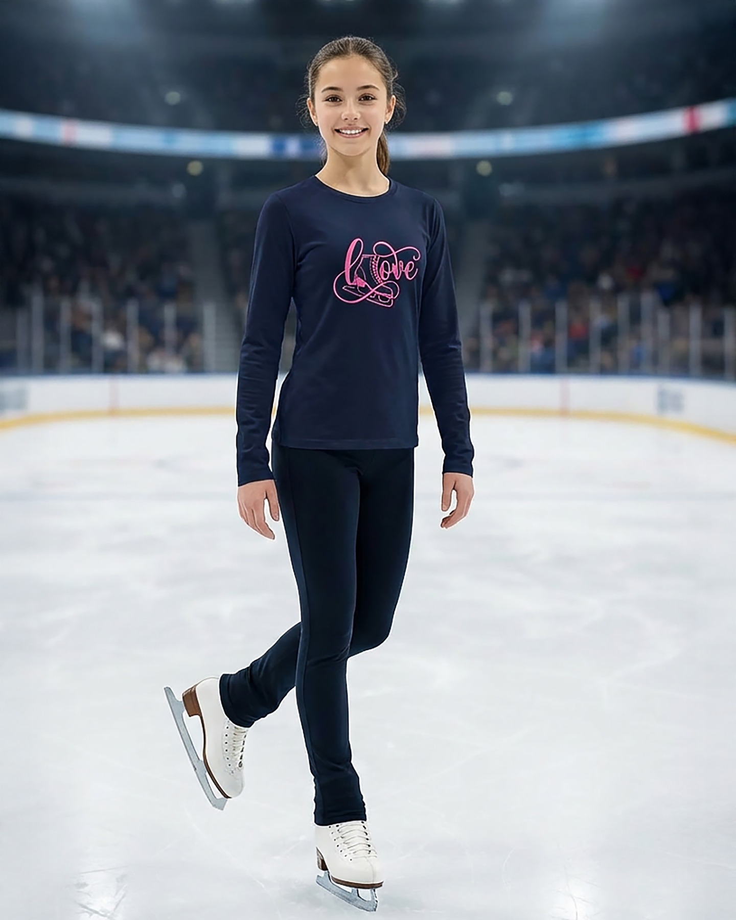 .
"Because her heart belongs on the ice. ⛸️💖
Our new 'Love' Signature Long Sleeve captures the grit and grace of every early morning session. Premium heavyweight quality designed for the athlete who lives for the glide.
Tap 'Shop Now' to explore the full Skating Chick collection.
#sportingchick
#SkatingChick #FigureSkating #SkateMom #AthleteIdentity #GritAndGrace #IceSkatingLife